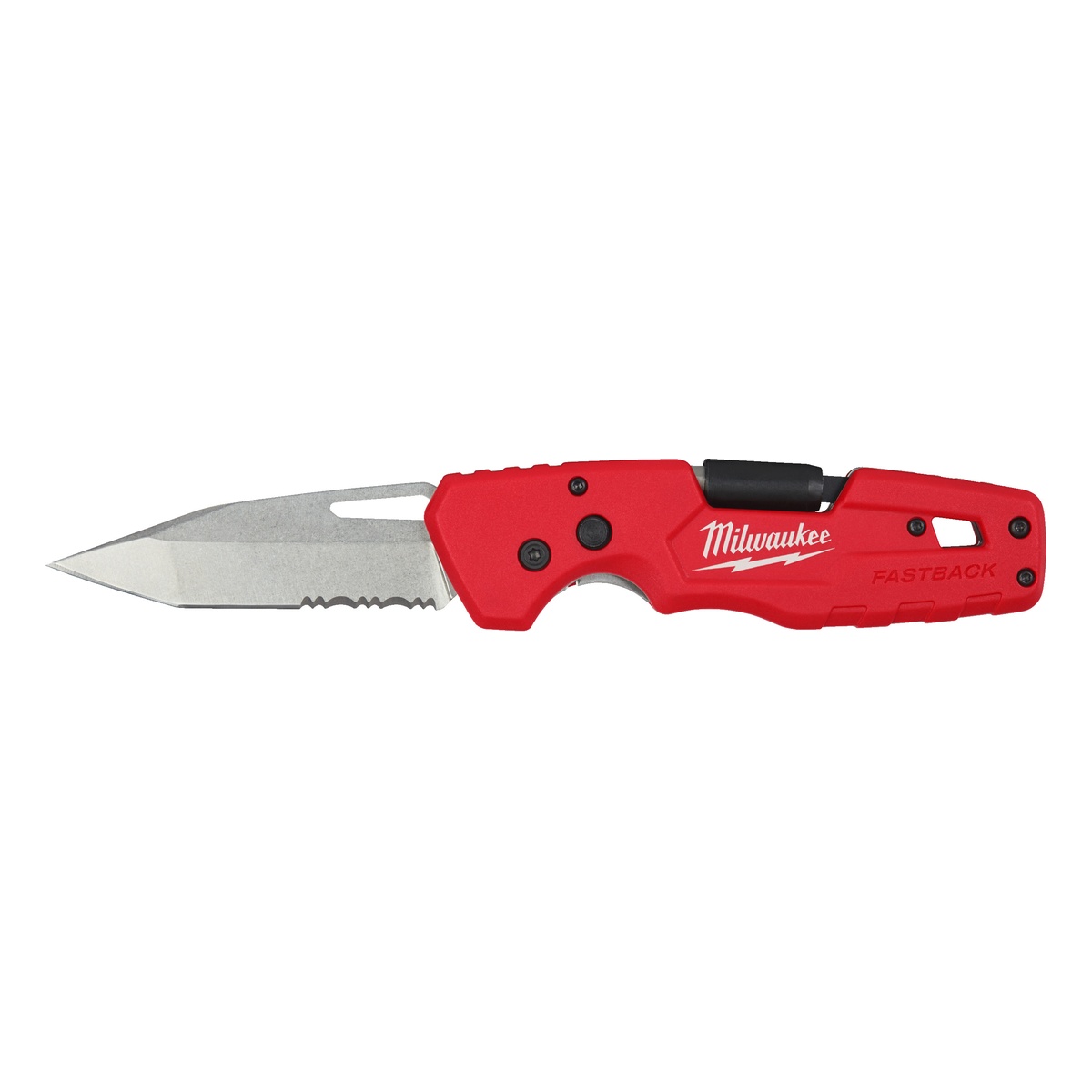 Milwaukee mit integriertem 1/4" Hex-Bithalter Fastback 5-in-1 Klappmesser - 1 Stk.