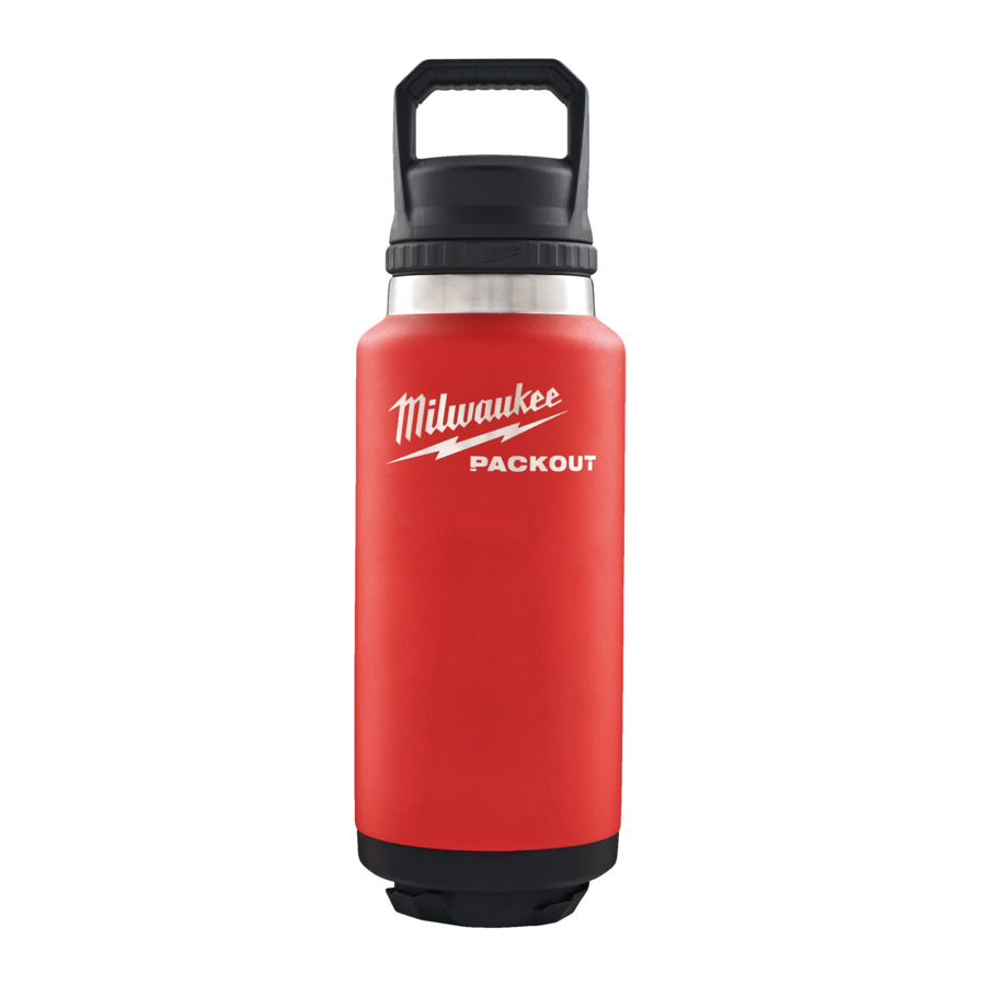 Milwaukee 1065 ml mit Schraubdeckel, rot ﻿PACKOUT Thermosflasche - 1 Stk.