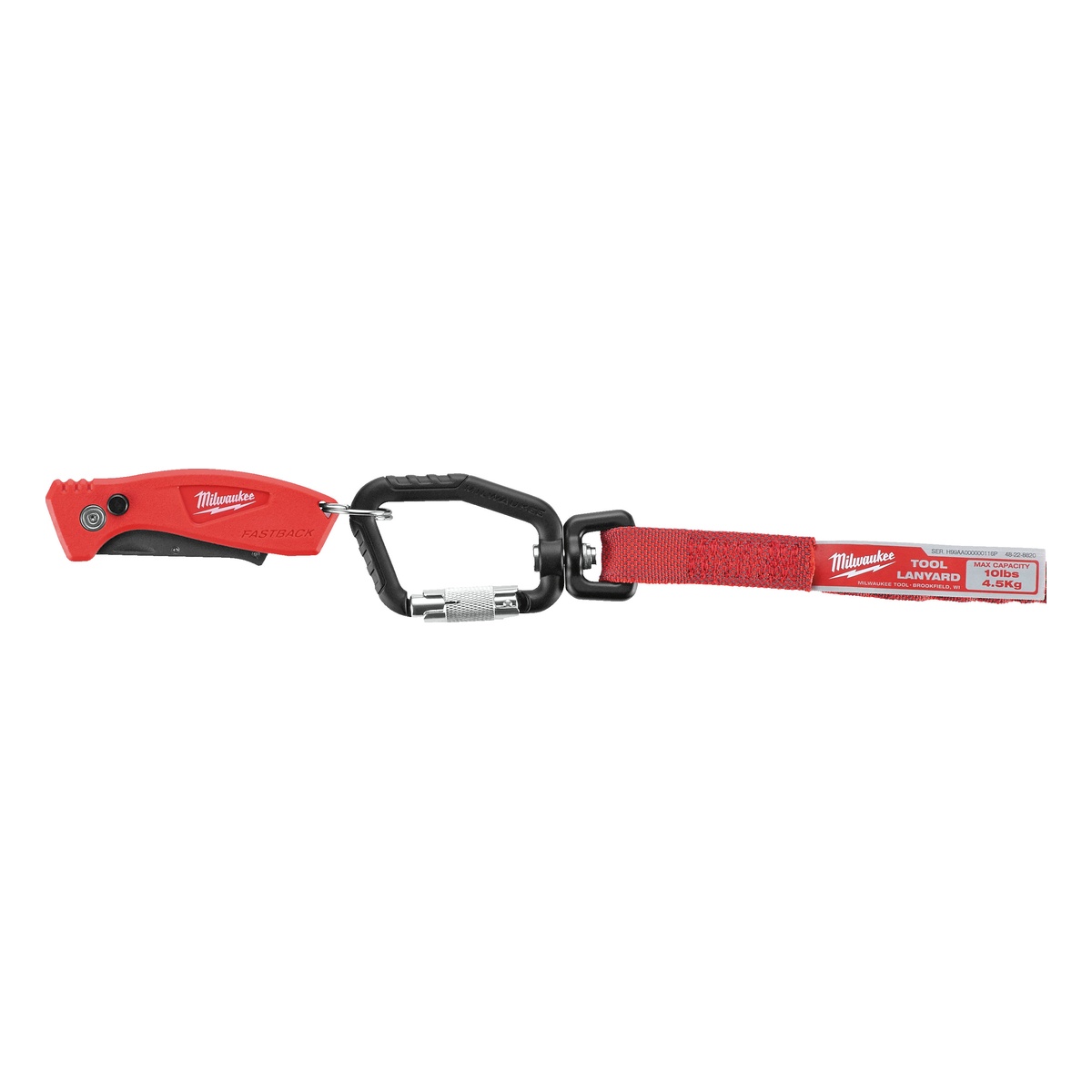 Milwaukee bis 4,5 kg QUICK-CONNECT Werkzeugsicherungsgurt dynamisch - 1 Stk.