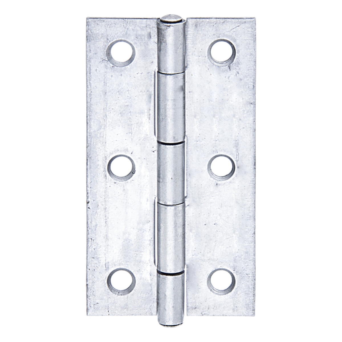 Alberts Scharnier, schmal, 64 x 34 mm, Edelstahl vernietetem Edelstahlstift - 1 Stk.