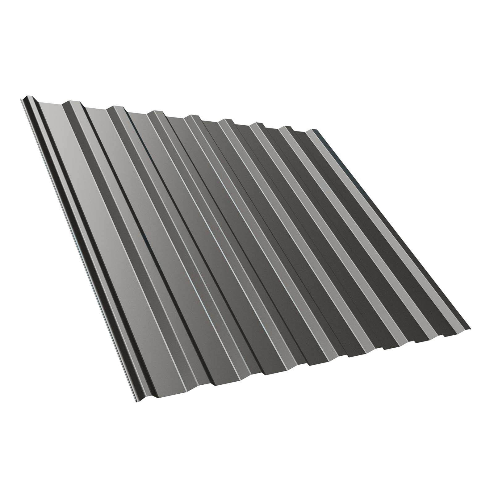 Trapezblech T20M Dach 0,5 mm, RAL 9007 Graualuminium, verschiedene Längen