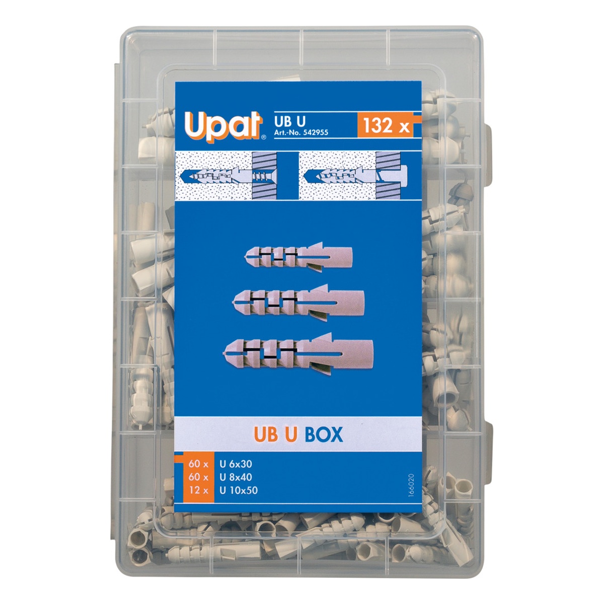 Upat Dübelbox UB U BOX - 132 Stk.