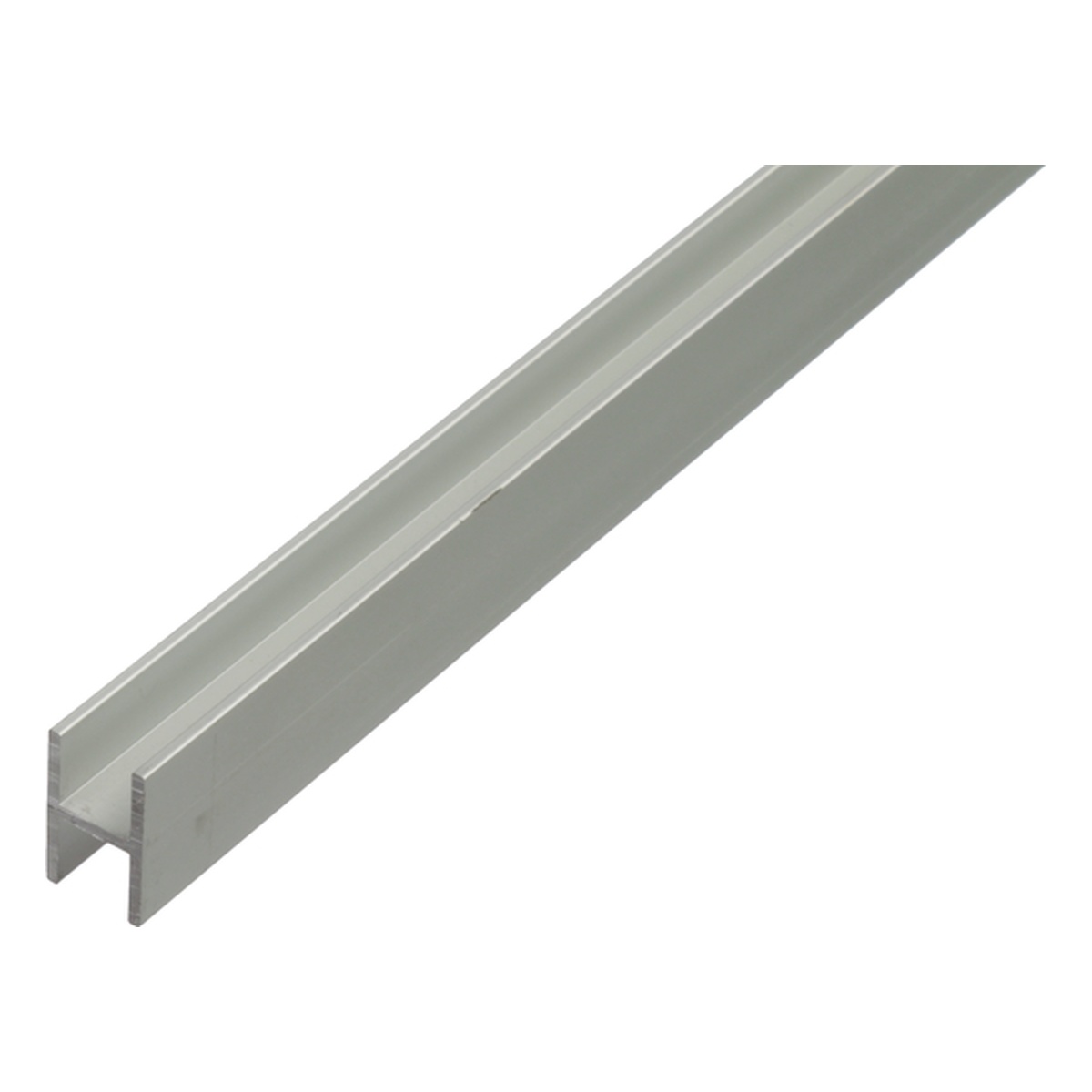 Alberts H-Profil für Spanplatten, 19 x 30 x 1,5 x 1000 mm, Aluminium, silberfarbig eloxiert - 1 Stk.