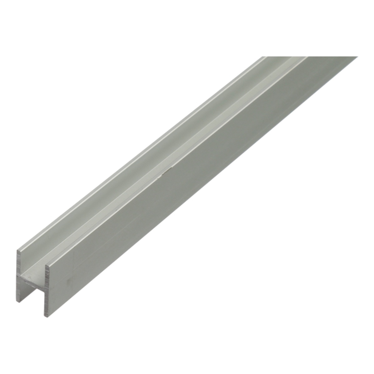 Alberts H-Profil für Spanplatten, 22 x 30 x 1,5 x 2000 mm, Aluminium, silberfarbig eloxiert - 1 Stk.