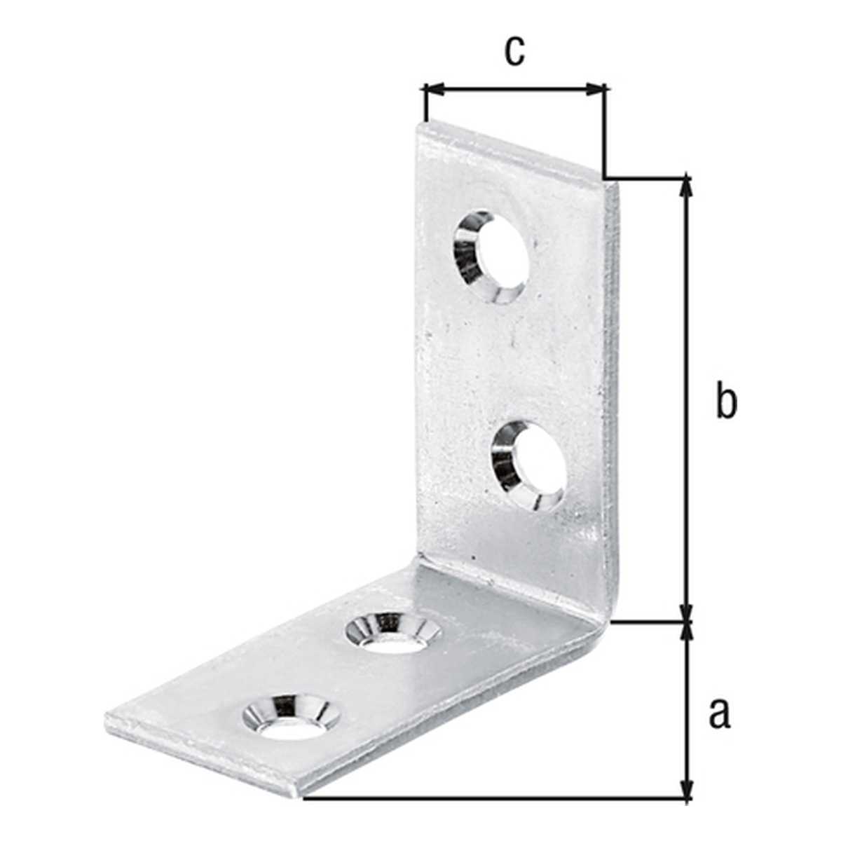 Alberts Stuhlwinkel, verzinkt 30 x 30 x 14 mm 1 Stück