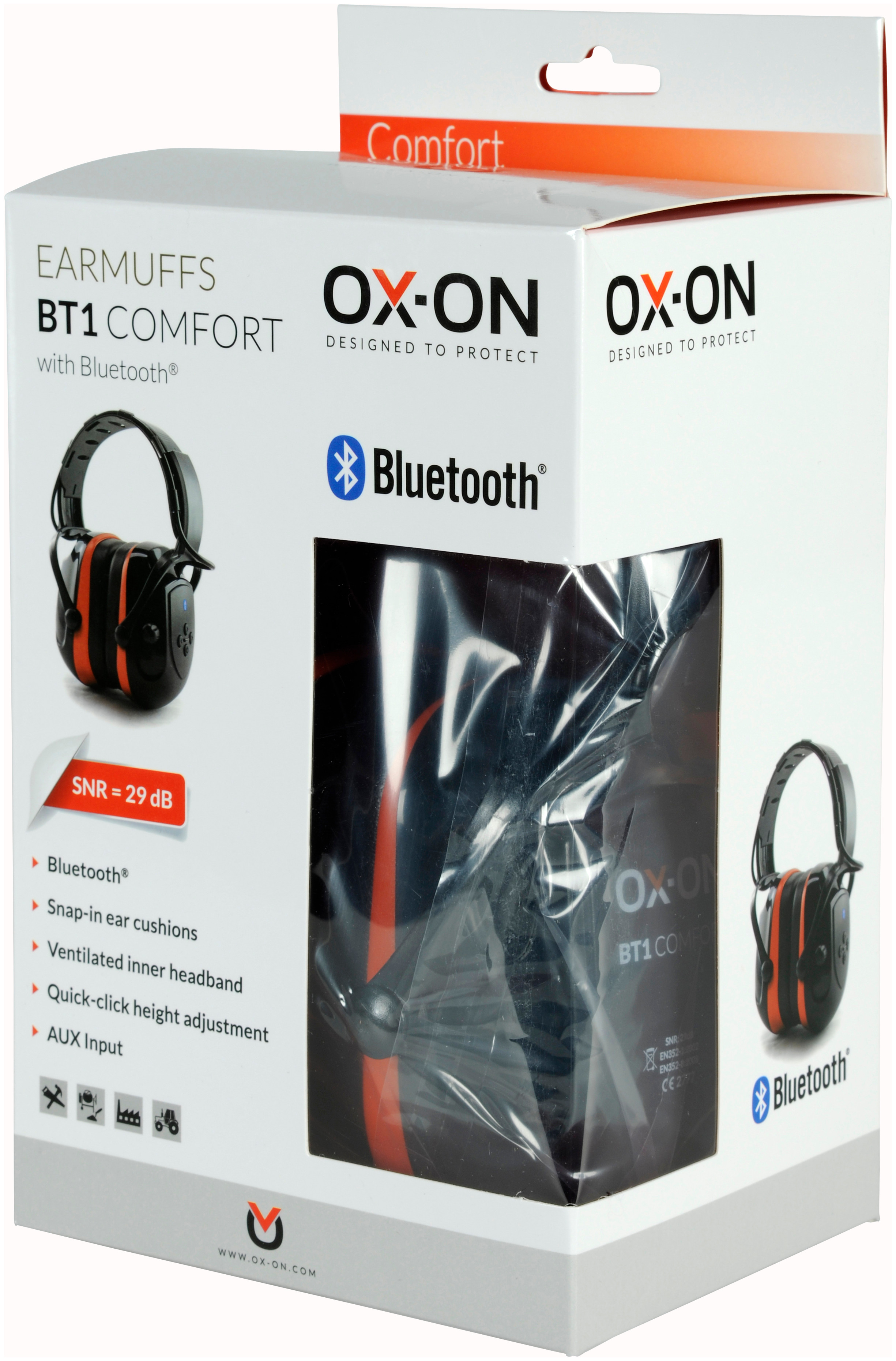 OX-ON BT1 Comfort Bluetooth Gehörschutz Kopfhörer