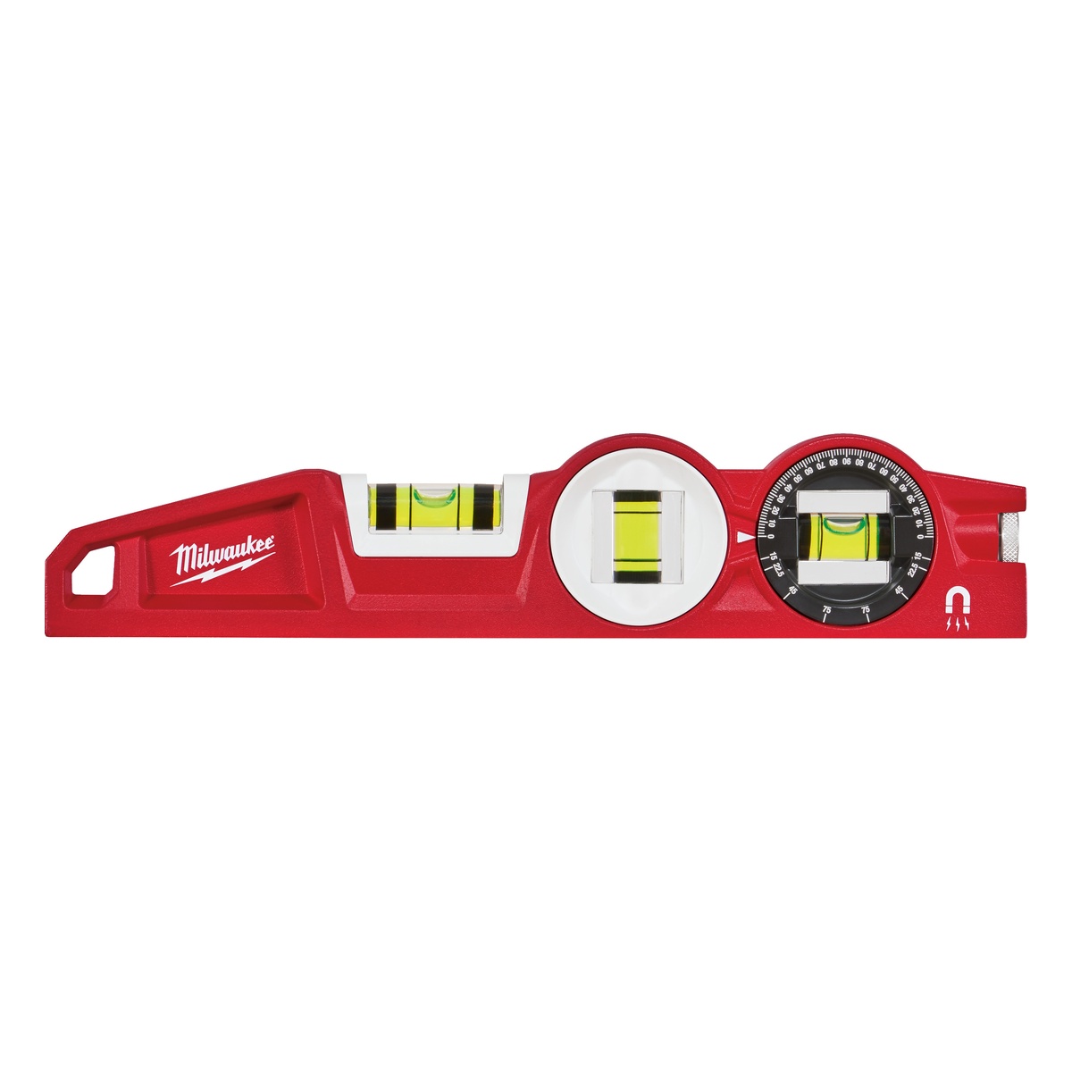 Milwaukee 25 cm lang magnetisch Wasserwaage Torpedo 360° - 1 Stk.