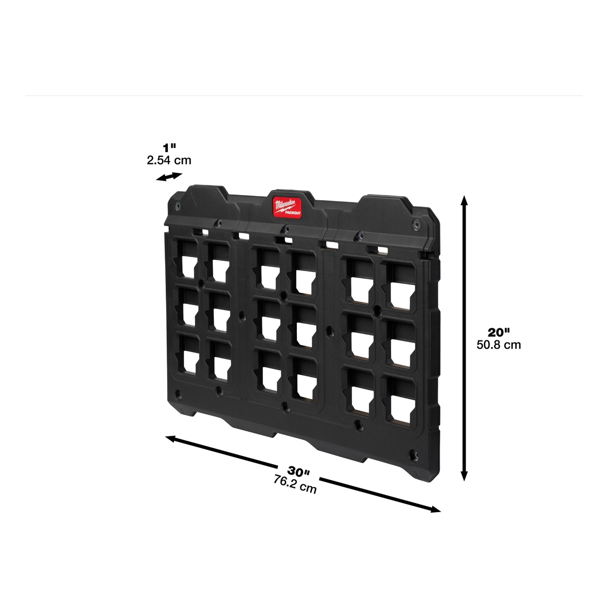 Milwaukee 760 x 510 x 300 mm PACKOUT Montageplatte XL - 1 Stk.