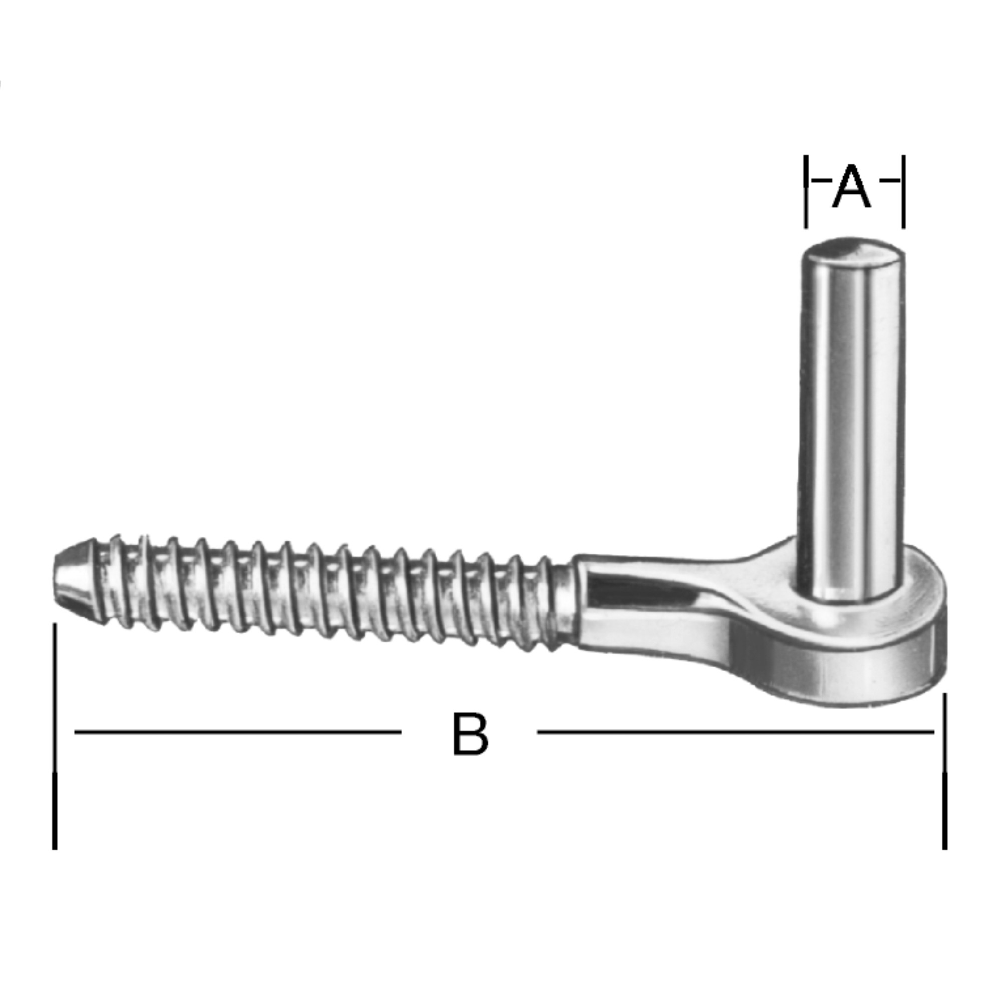 Einschraubkloben 10 x 80 x 10 mm