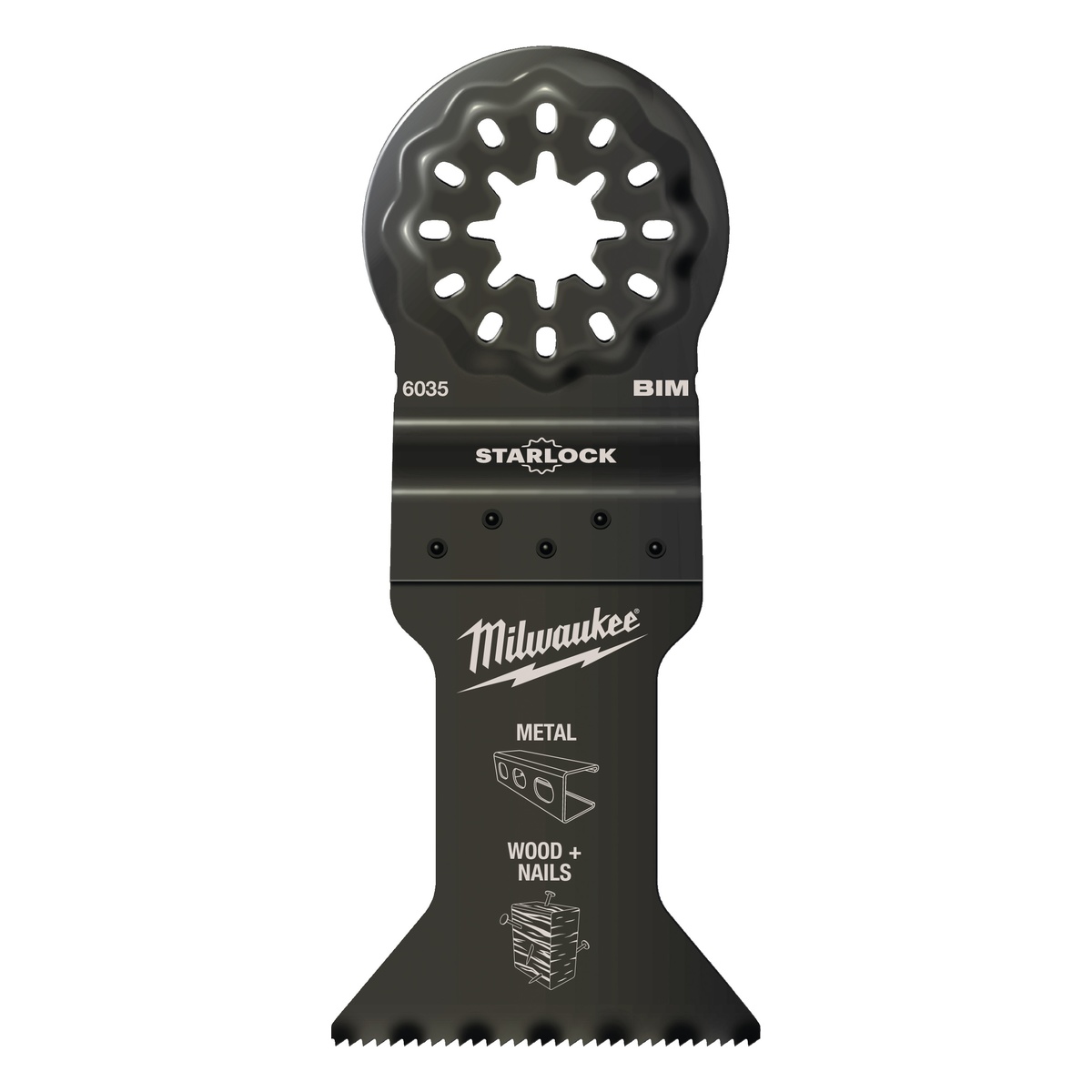 Milwaukee Multitool Starlock Bi-Metall Tauchsägeblatt Multimaterial 43 x 47 mm - 1 Stk.