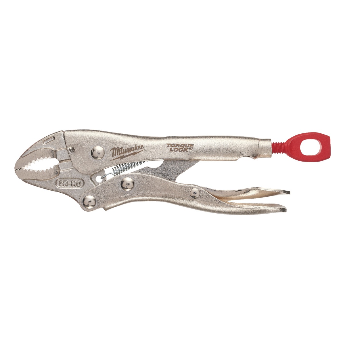 Milwaukee 127 mm lang, Spannweite 26 mm Gripzange TORQUE LOCK mit gebogenen Backen - 1 Stk.