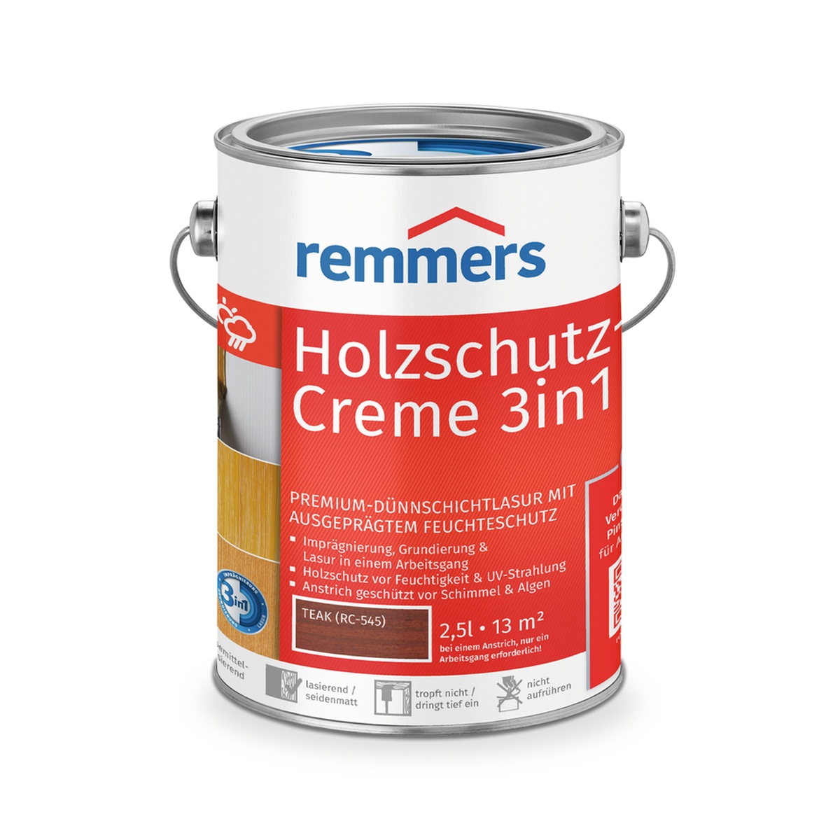 Remmers Holzschutz-Creme 2,5 l teak