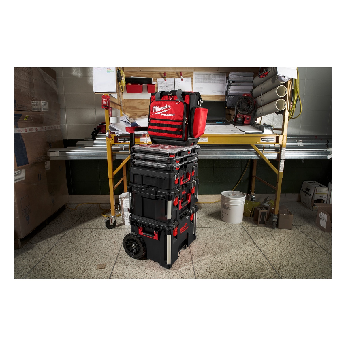 Milwaukee 250 x 430 x 430 mm PACKOUT Technikertasche - 1 Stk.