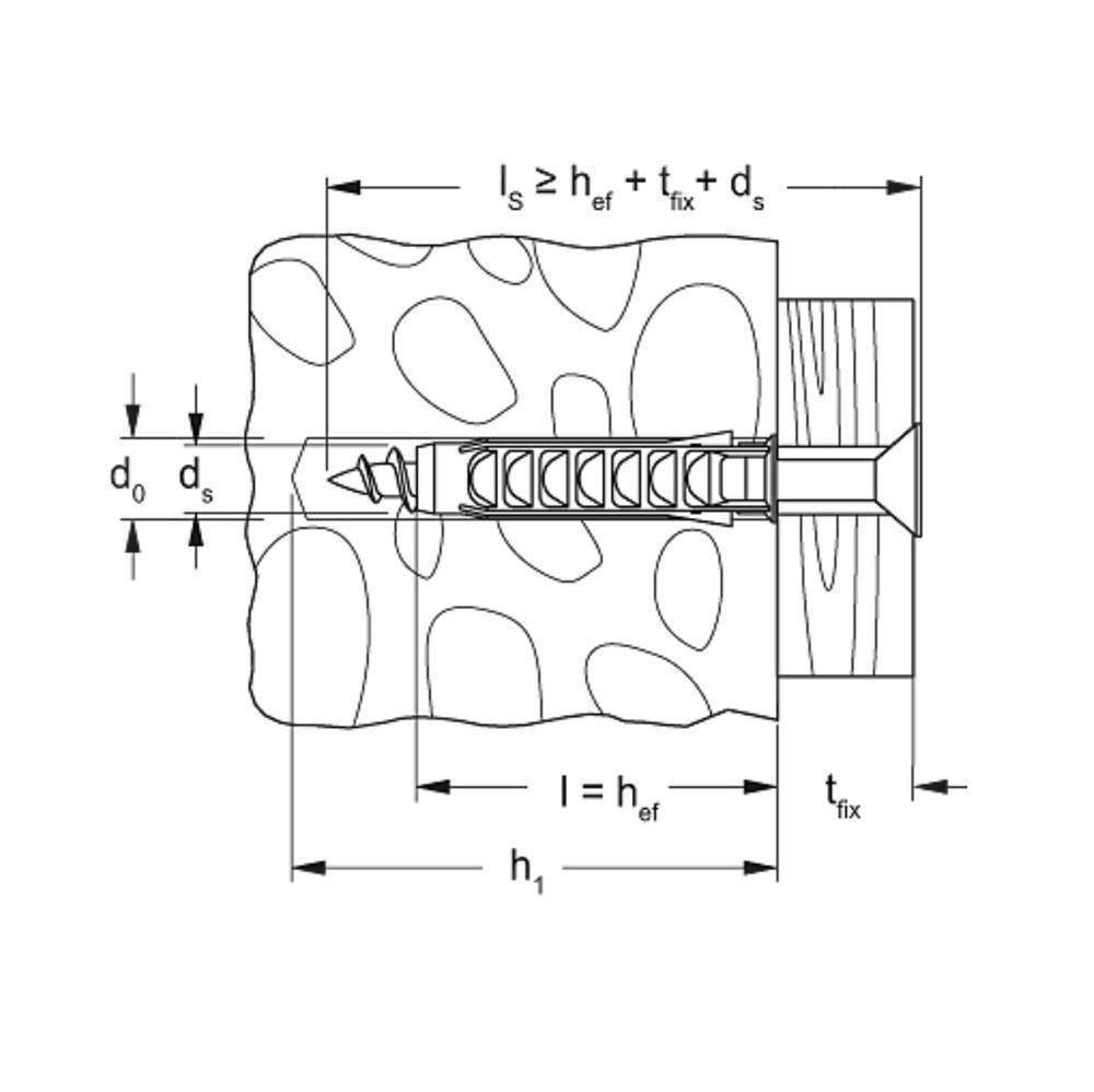 Fischer Dübel SX 10x50 mm 50 Stk.