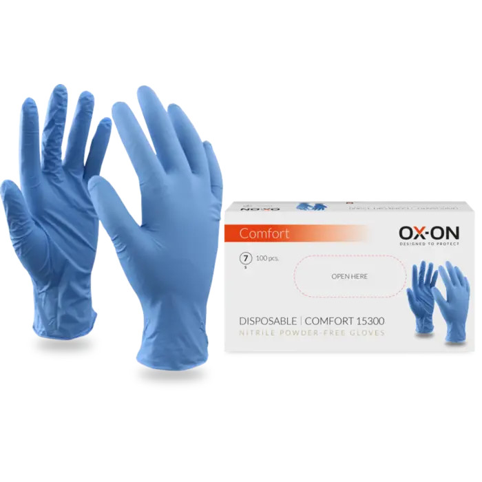 OX-ON Einweghandschuhe Disposable Comfort 15301, 100 stk.