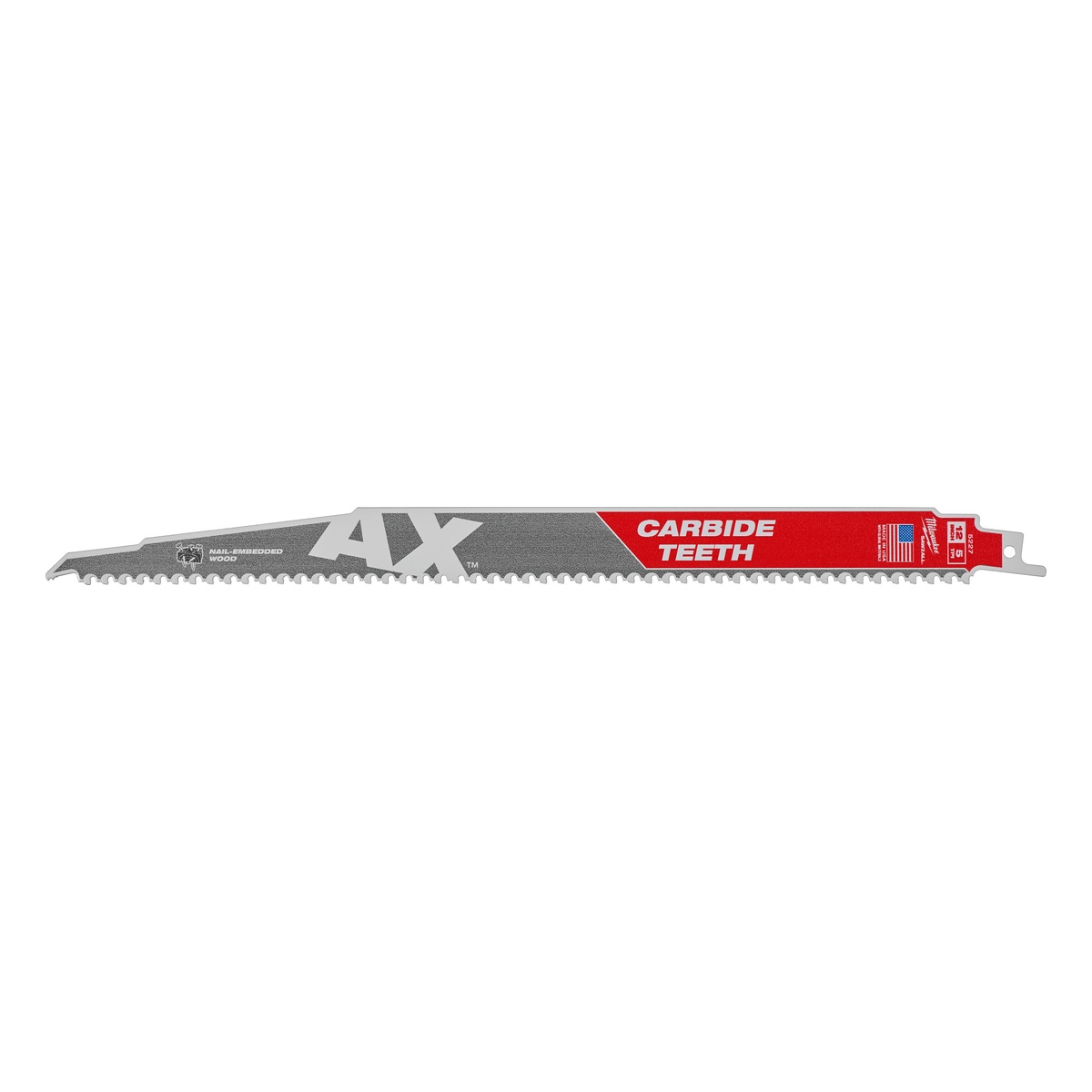 Milwaukee Säbelsägeblatt Demontage THE AX HM-bestückt 300 x 5 mm (5 TPI) - 1 Stk.