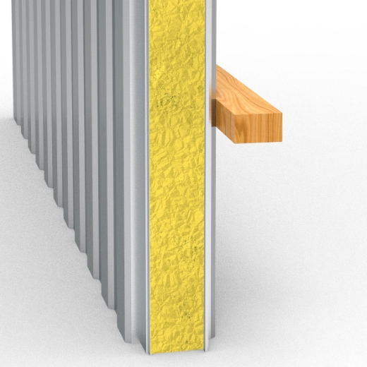 Sandwich-Bohrschraube 6x126 mm Bohrleistung: 0,4-0,75 mm Holzunterkonstruktion, Reisser REFABO Plus RPTD-P Edelstahl A2 spanfrei - 100 Stk.