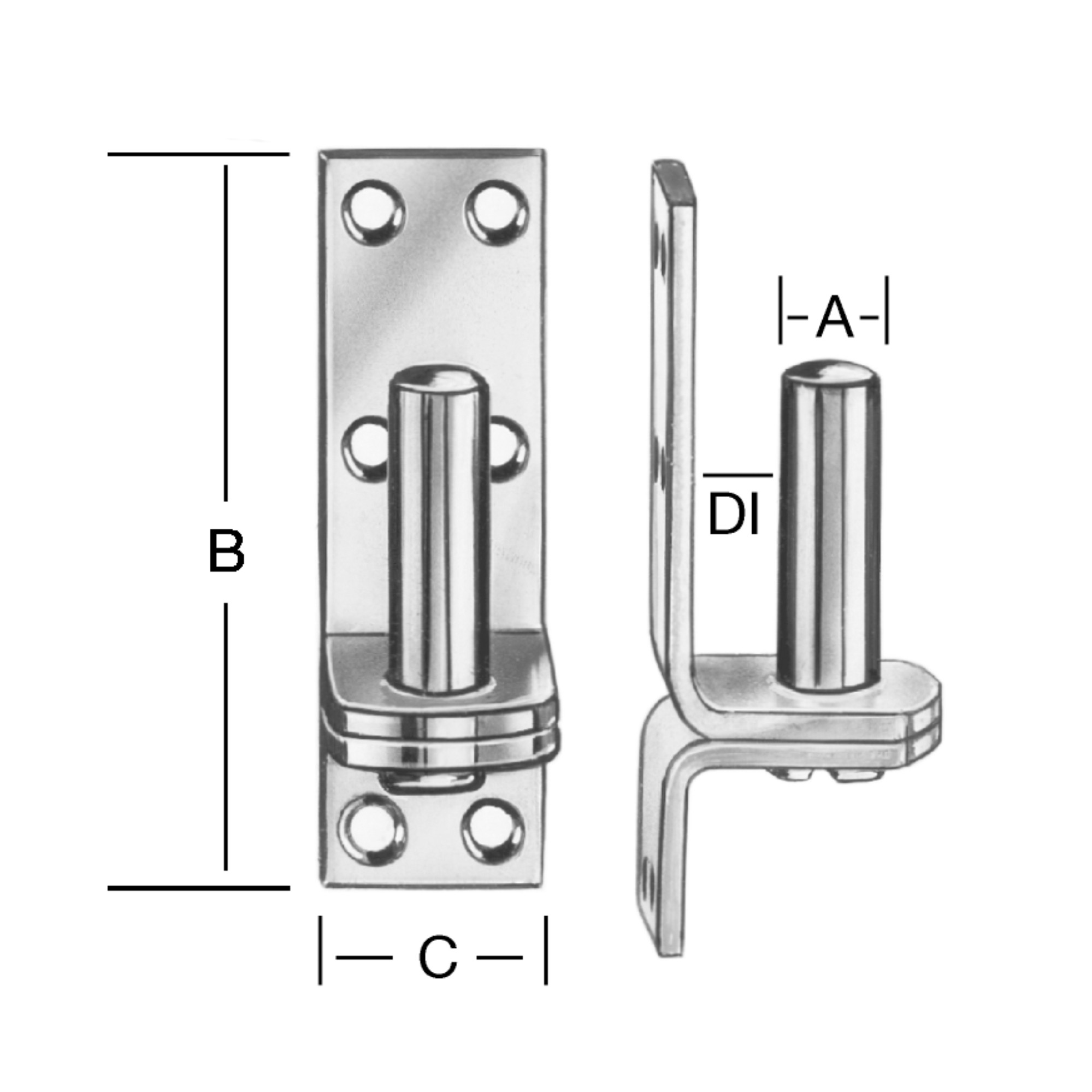 Aufschraubkloben Weit 10 x 85 x 33 mm