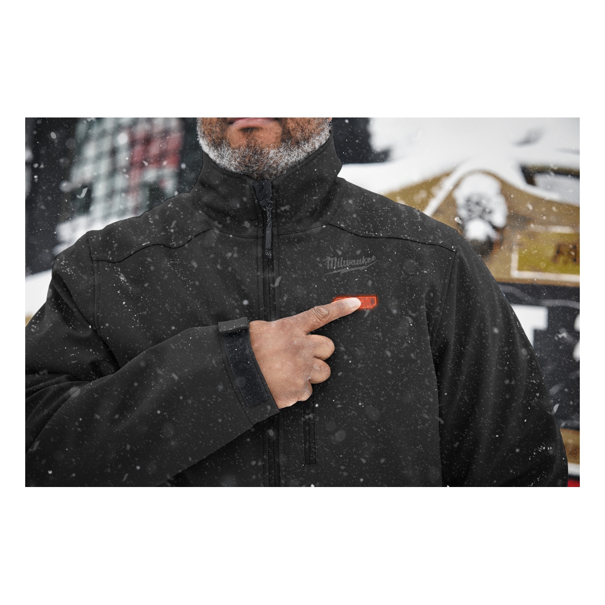 Milwaukee 12 V Akku-Heiz-Jacke Herren schwarz, ohne Akku u. Ladegerät M12 HJBL5-0 (XXL) - 1 Stk.