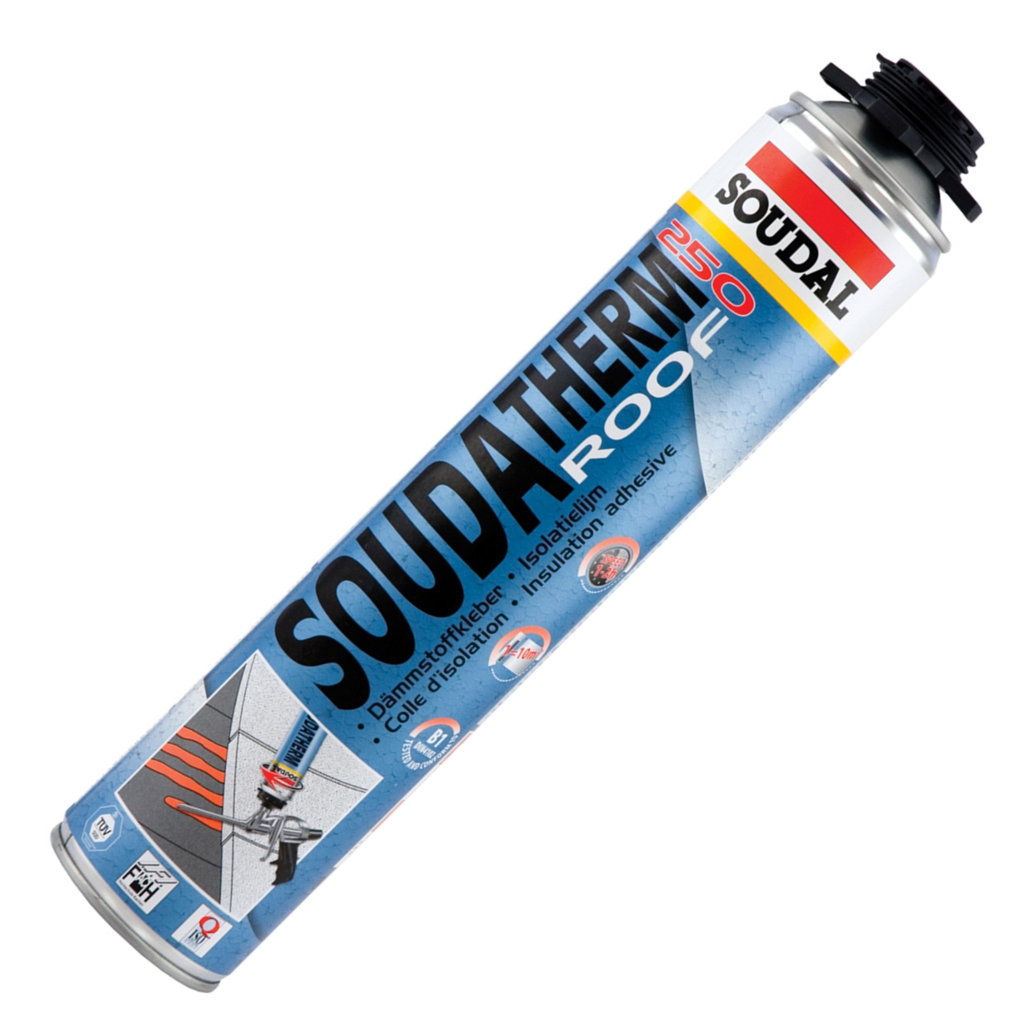 Soudal Styroporkleber Soudatherm Roof 250 - 17 m²  800 ml orange Flachdach