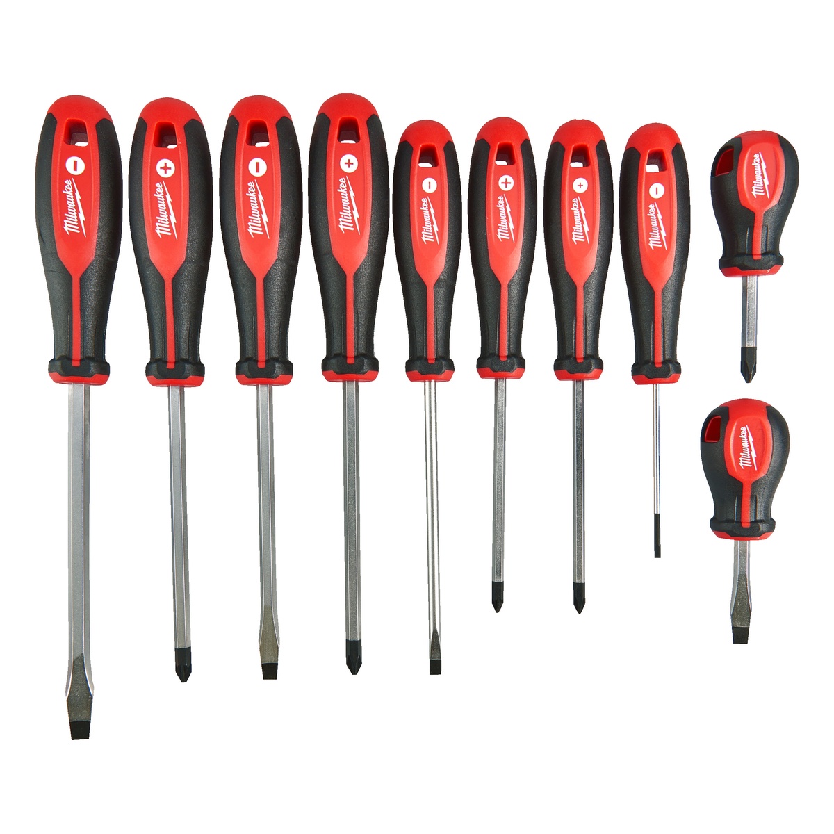 Milwaukee 10-teiliges Set PH/PZ/SL Schraubendreher Tri-Lobe - 1 Stk.