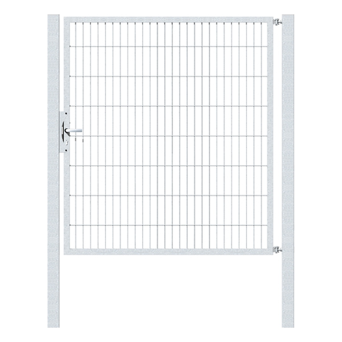 Alberts Einzeltor Flexo, Typ 6/5/6, 1600 x 1500 mm, Pfosten: 80 x 80 mm, Stahl roh, feuerverzinkt passiviert - 1 Stk.