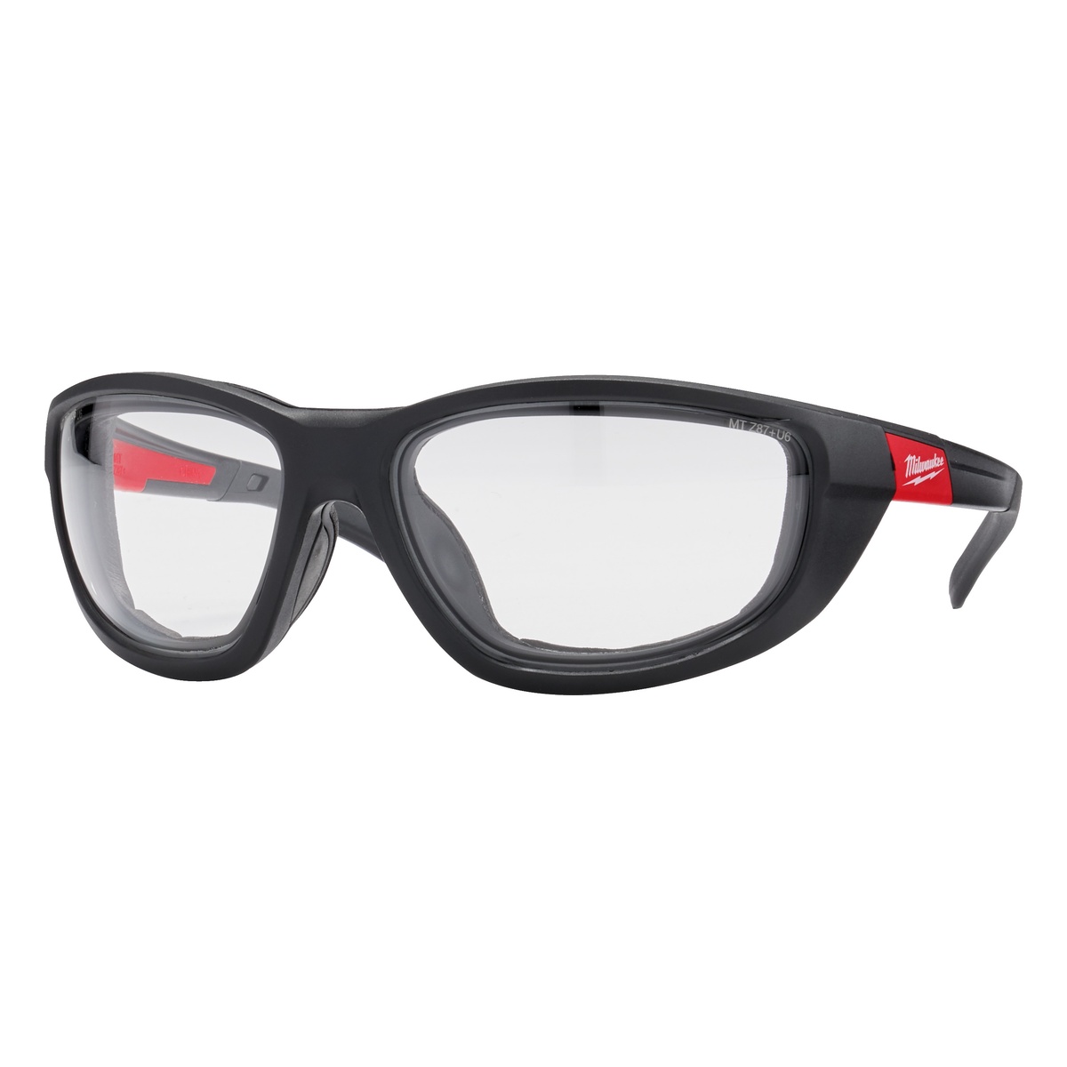 Milwaukee klar, mit abnehmbarer Schaumstoffauflage Premium Schutzbrille - 1 Stk.