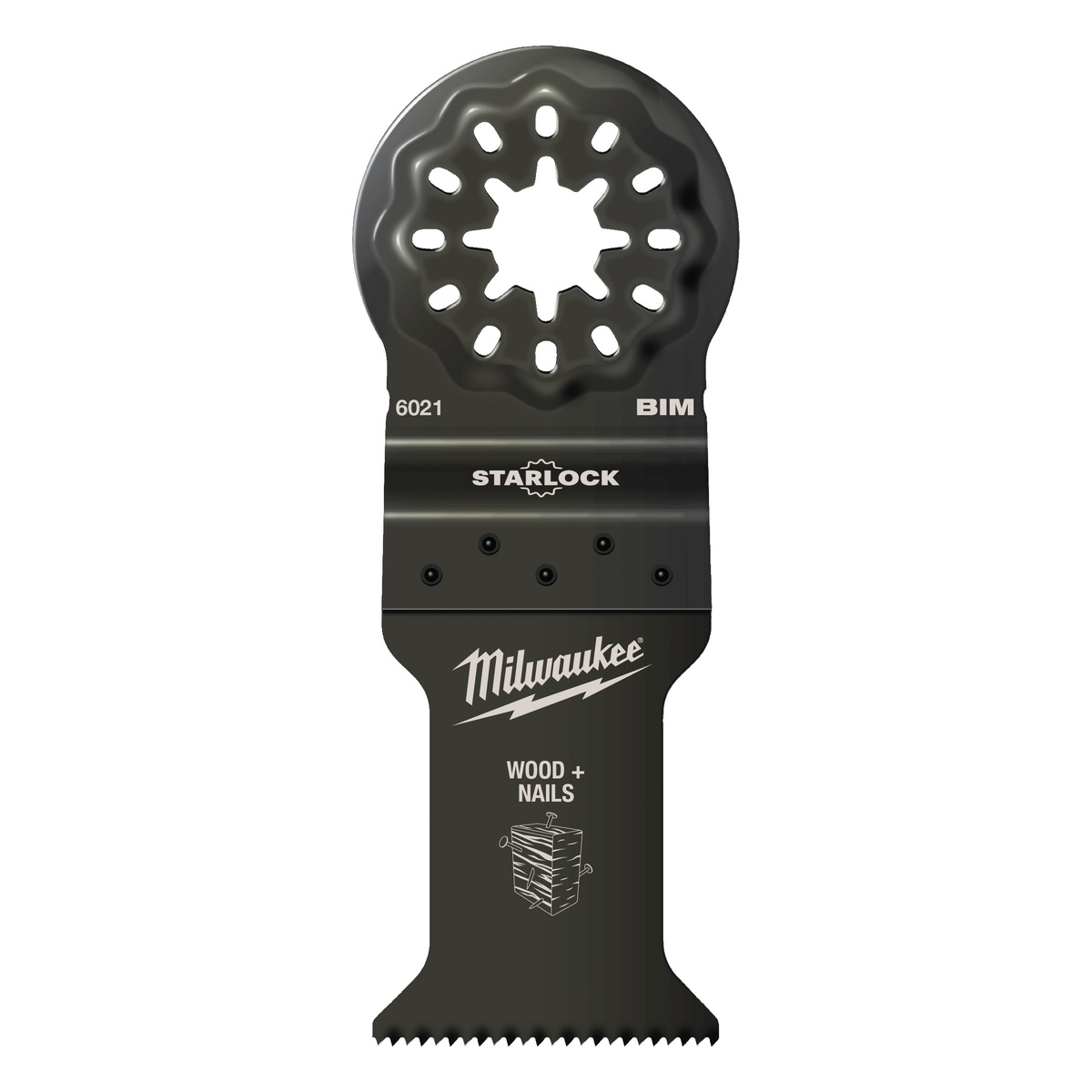 Milwaukee Multitool Starlock Bi-Metall Tauchsägeblatt für Schnitte in Holz mit Nägeln 35 x 42 mm - 1 Stk.