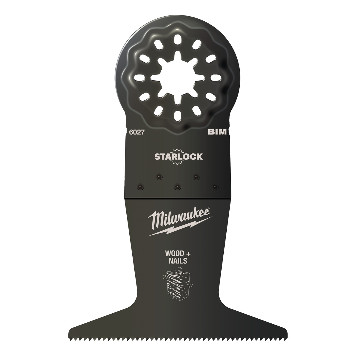 Milwaukee Multitool Starlock Bi-Metall Tauchsägeblatt für Schnitte in Holz mit Nägeln 65 x 42 mm - 1 Stk.