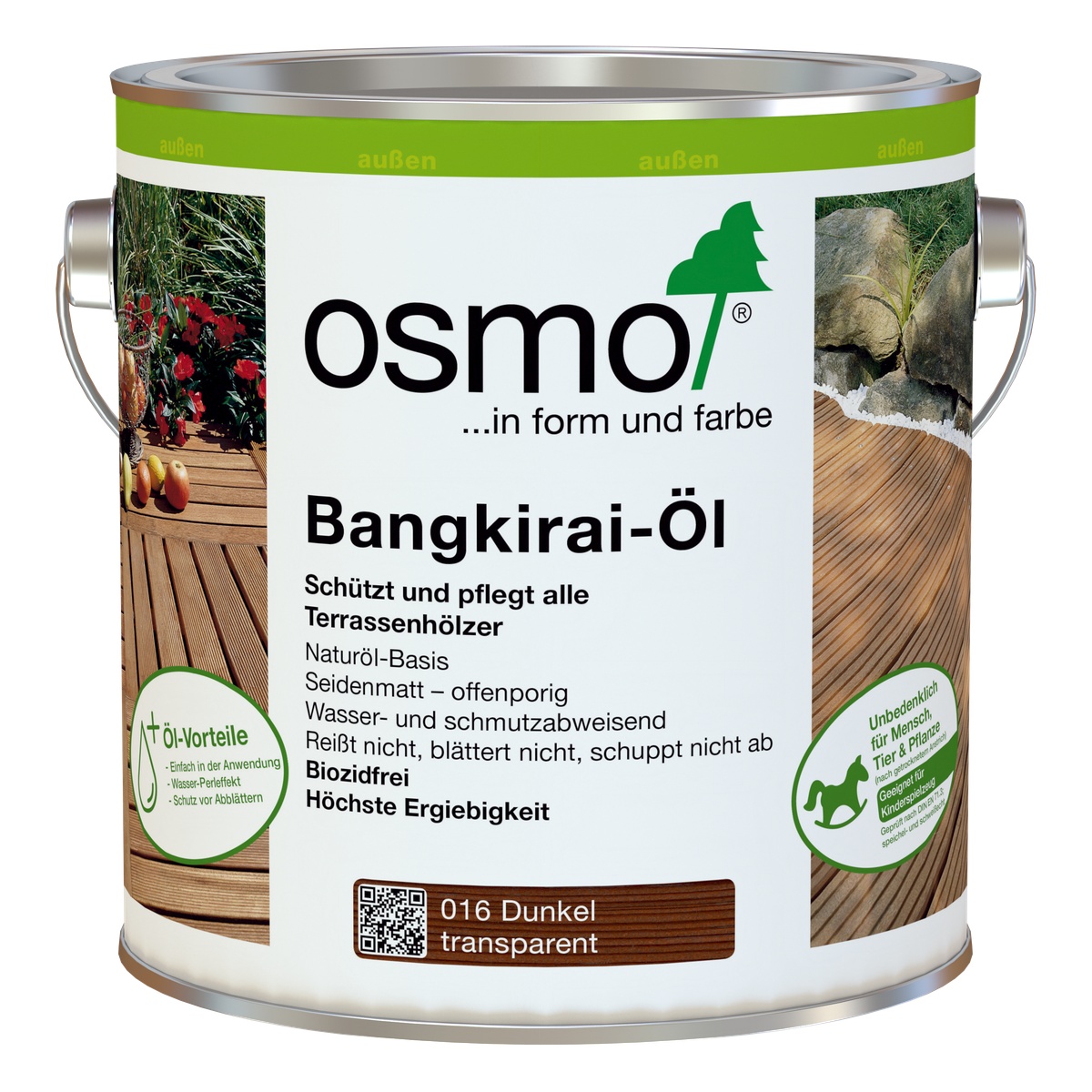 Osmo Terrassen-Öl Bangkirai-Öl dunkel 0,75 l