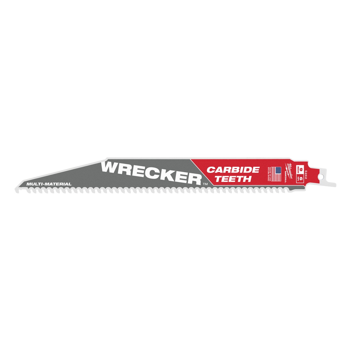 Milwaukee Säbelsägeblatt THE WRECKER HM-bestückt 230 x 4,2 mm (6 TPI) - 1 Stk.