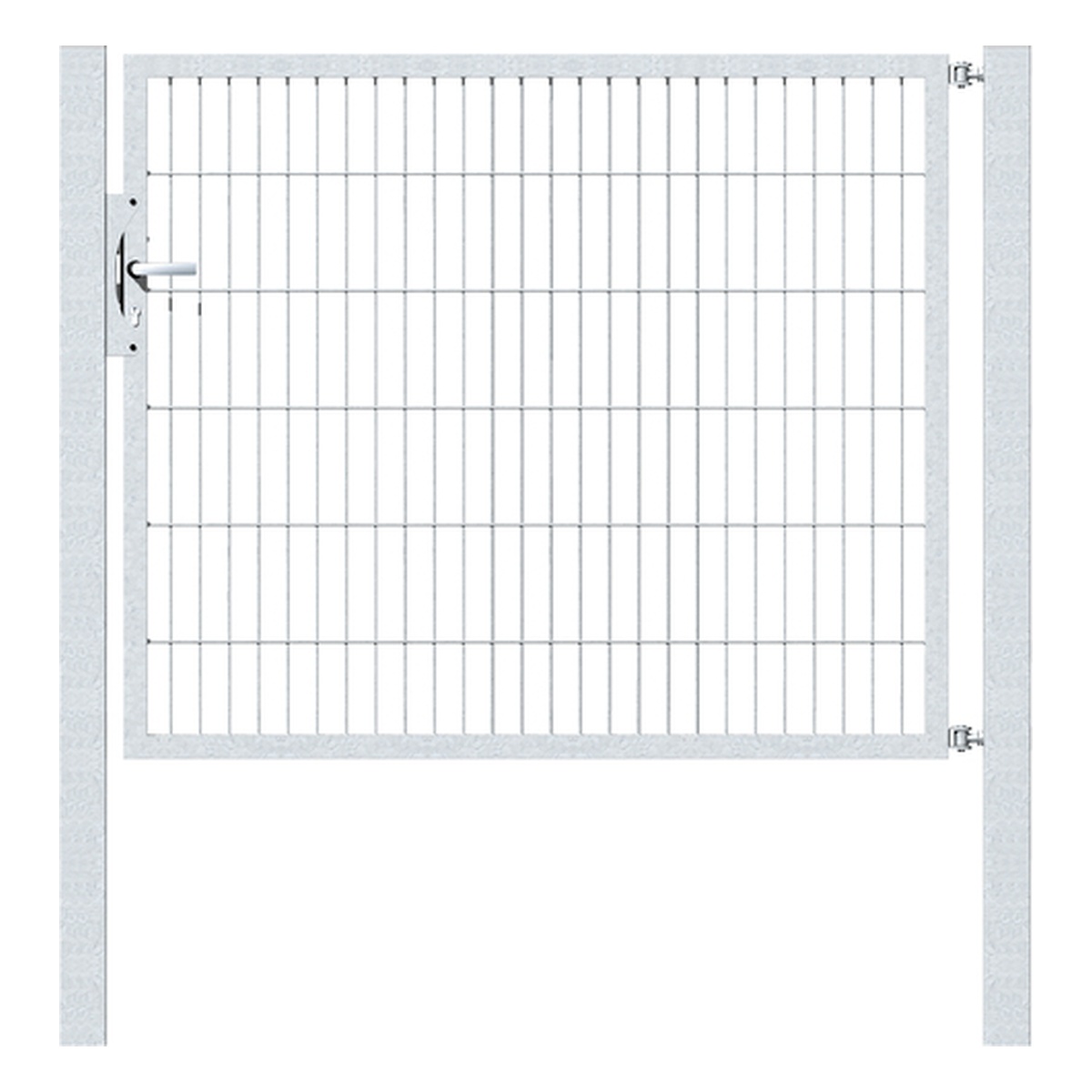 Alberts Einzeltor Flexo, Typ 6/5/6, 1200 x 1500 mm, Pfosten: 80 x 80 mm, Stahl roh, feuerverzinkt passiviert - 1 Stk.