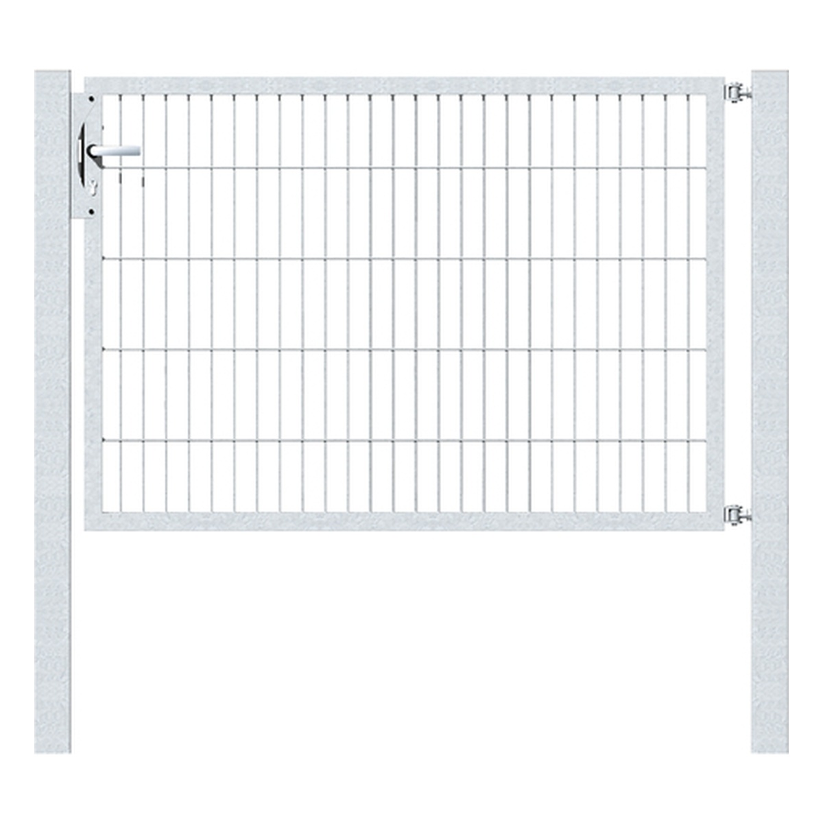 Alberts Einzeltor Flexo, Typ 6/5/6, 1000 x 1500 mm, Pfosten: 80 x 80 mm, Stahl roh, feuerverzinkt passiviert - 1 Stk.