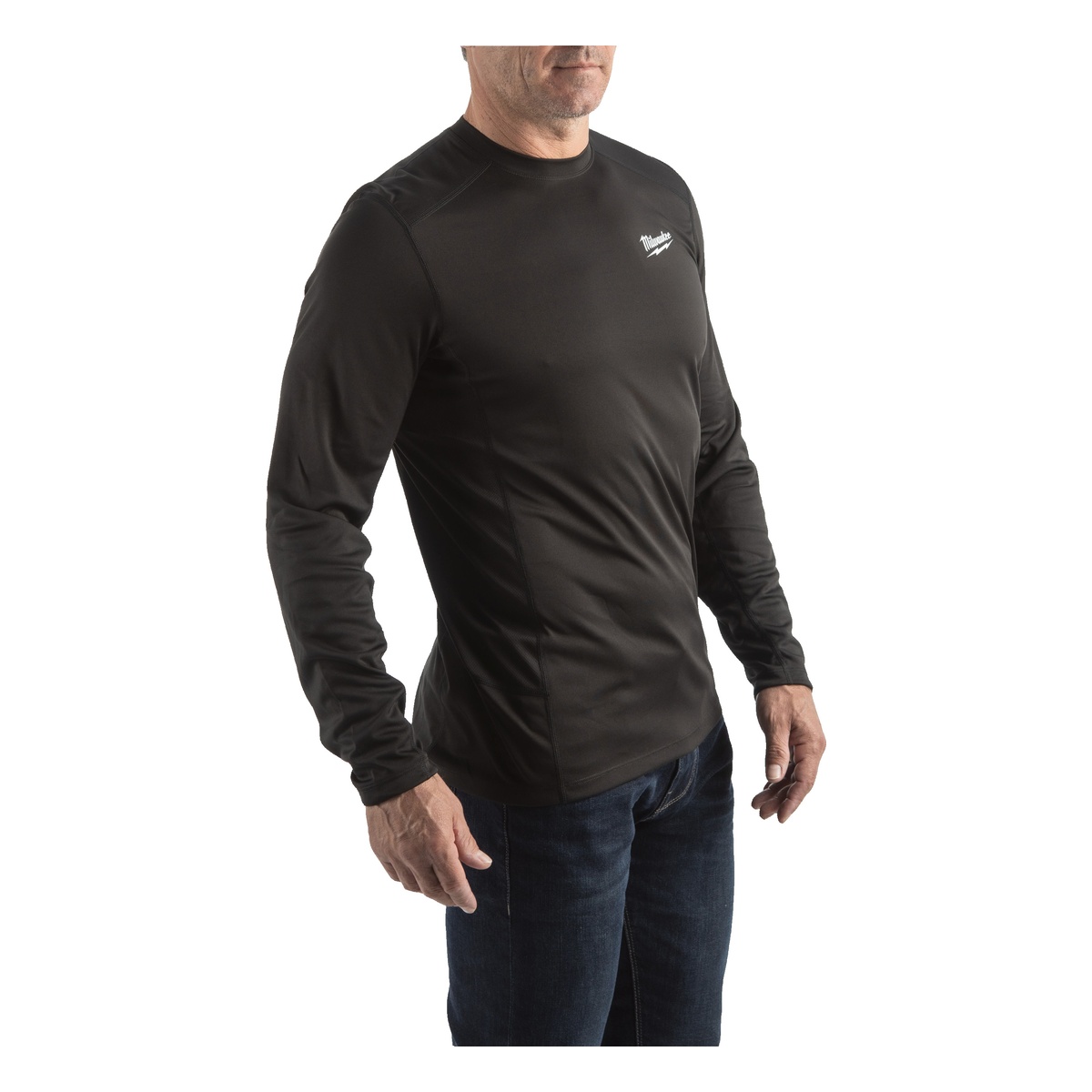 Milwaukee Funktions-Langarm-Shirt schwarz mit UV-Schutz WWLSBL-L - 1 Stk.