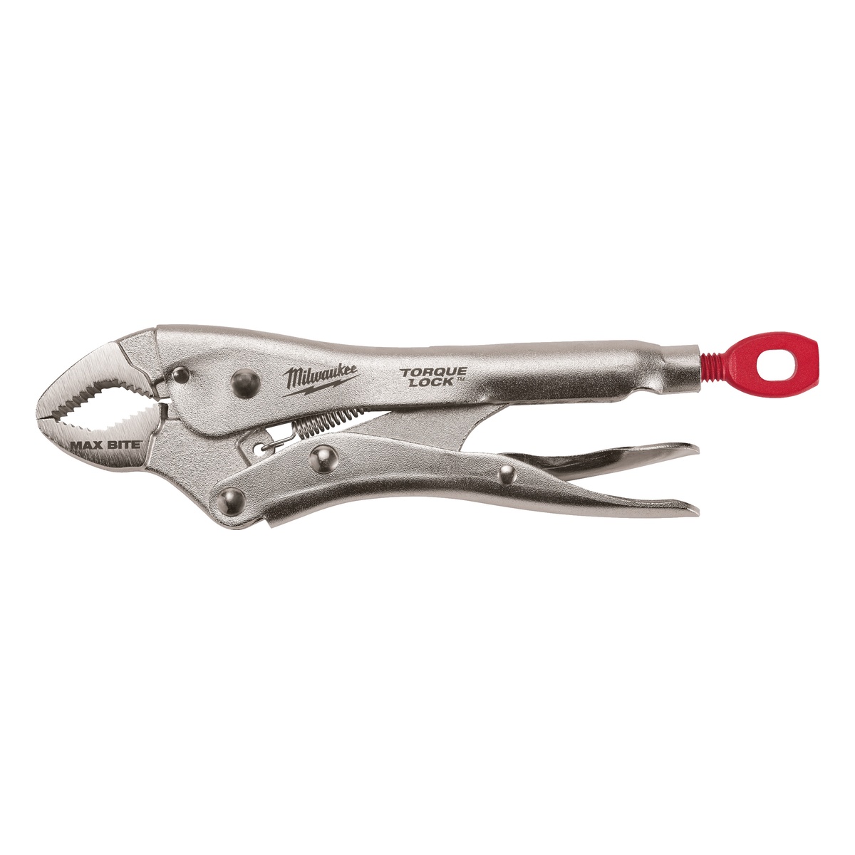 Milwaukee 170 mm lang, Spannweite 38 mm Gripzange MAX BITE mit V-Profil Backen - 1 Stk.