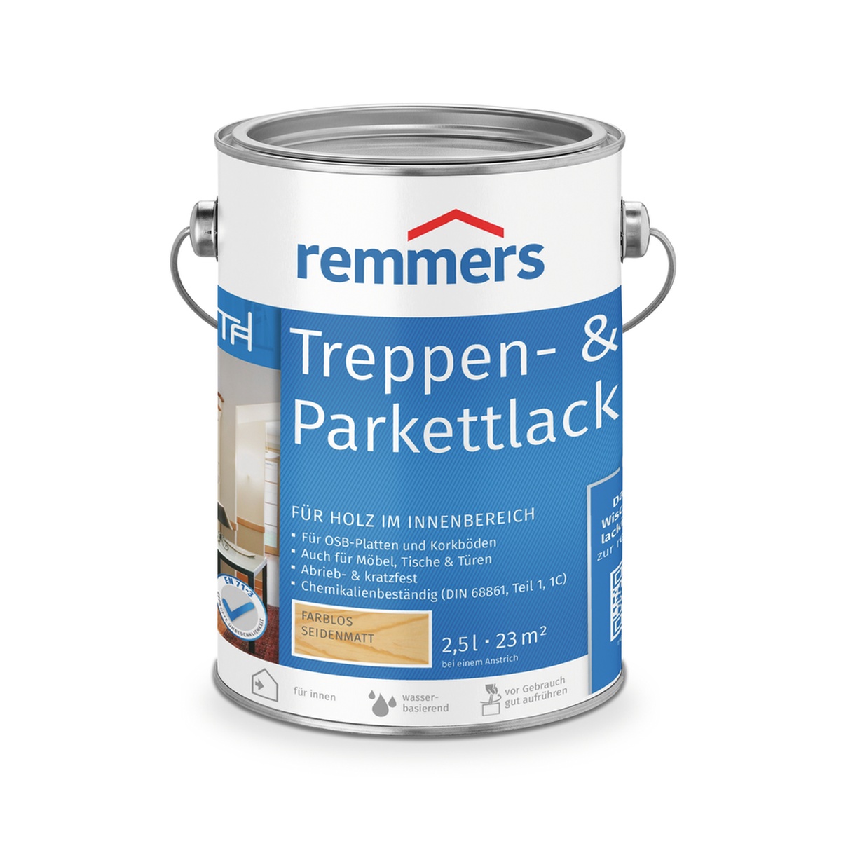 Remmers Treppen- & Parkettlack 2,5 l farblos seidenmatt