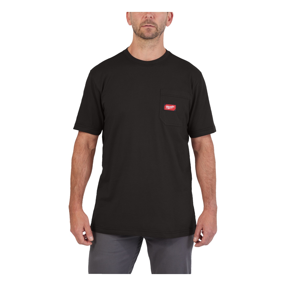 Milwaukee Arbeits-T-Shirt schwarz mit UV-Schutz WTSSBL-XXL - 1 Stk.