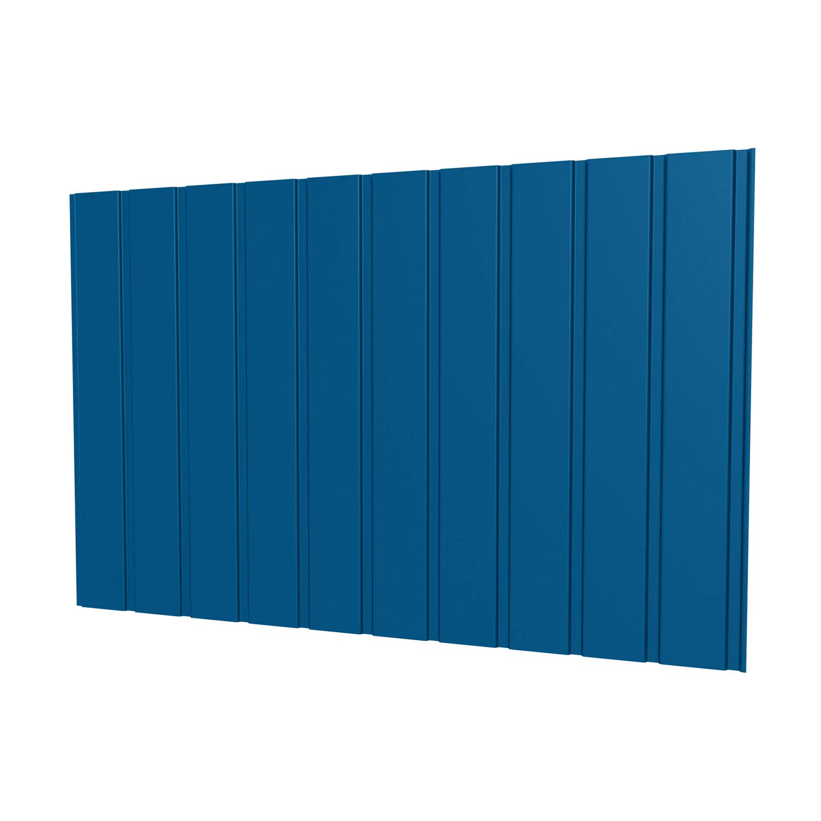 Trapezblech T7M Wand 0,5 mm, RAL 5010 Enzianblau, 2600 mm Länge