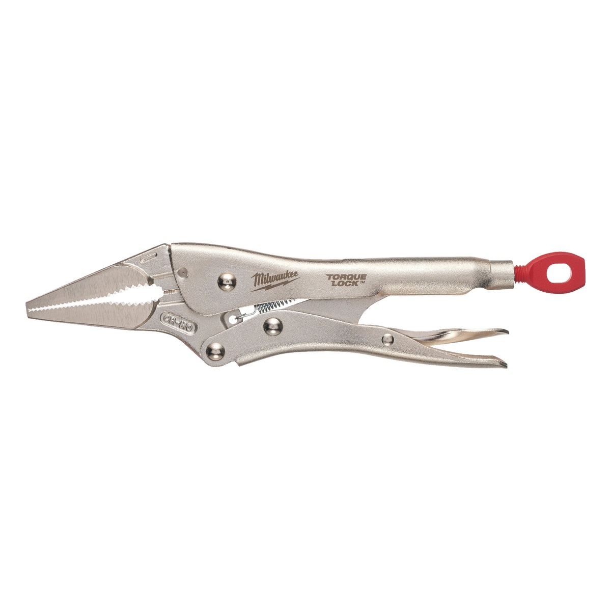 Milwaukee 230 mm lang, Spannweite 76 mm Langbeck-Gripzange TORQUE LOCK mit geraden, langen Backen - 1 Stk.