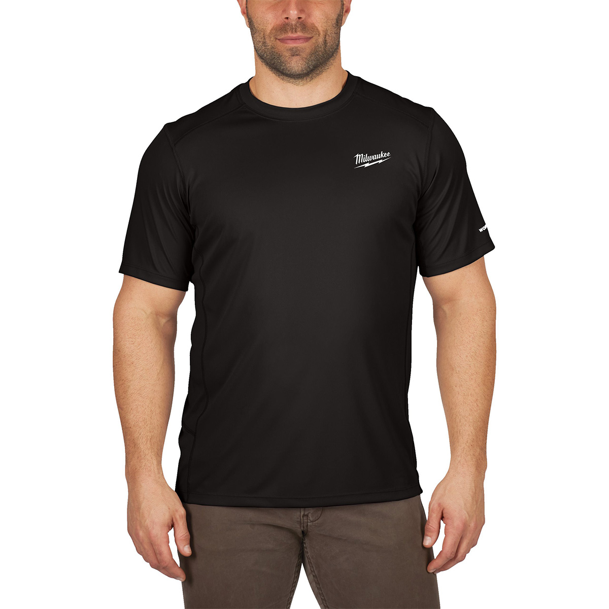 Milwaukee Funktions-T-Shirt schwarz mit UV-Schutz WWSSBL-L - 1 Stk.