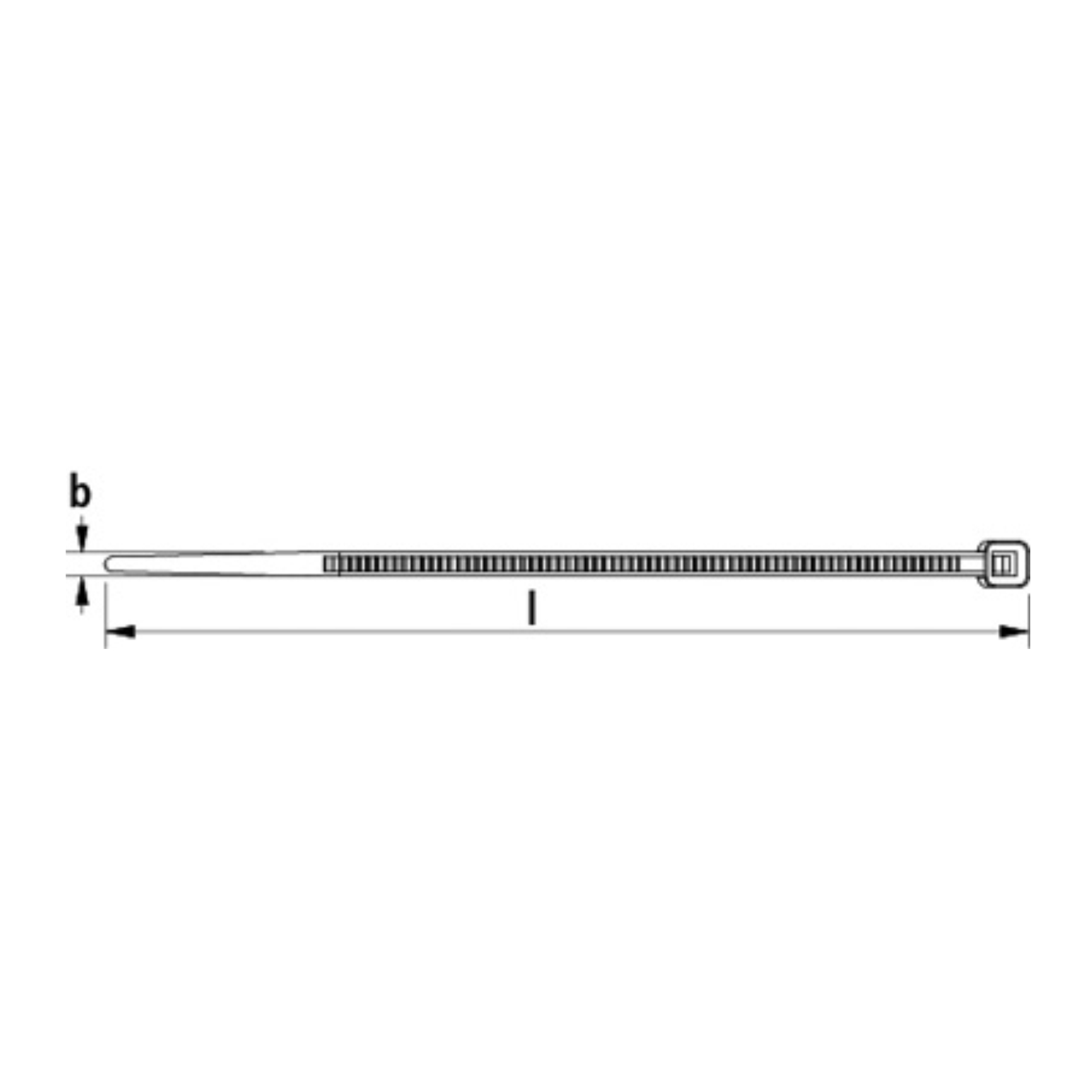 Fischer Kabelbinder UBN 4,8 x 350 mm, schwarz 100 Stk.