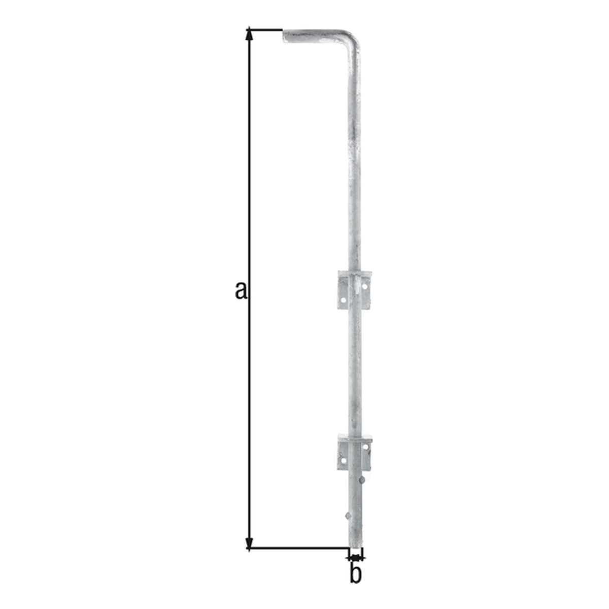 Alberts Bodenschieber feuerverzinkt 600 x 40 mm