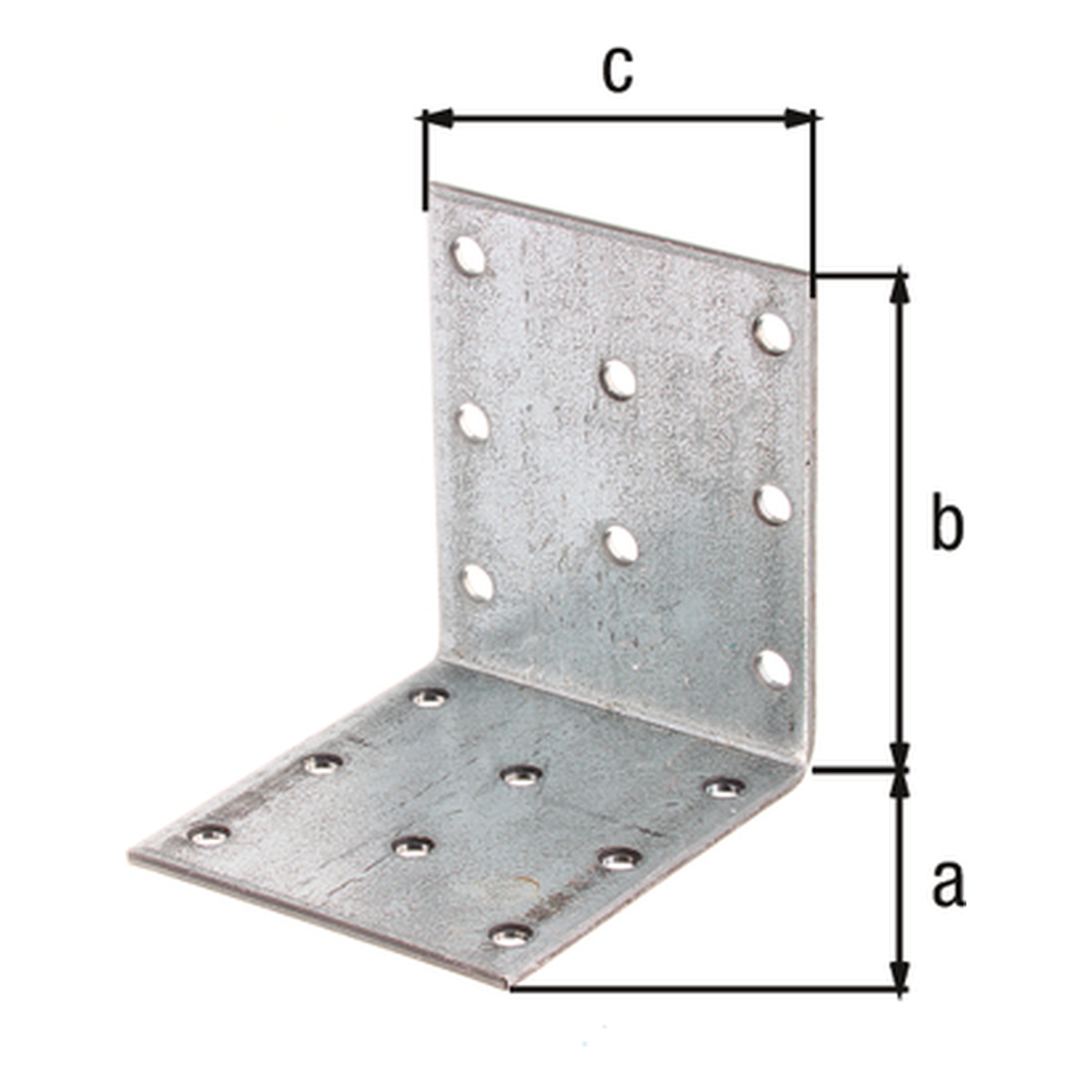 Alberts Lochplattenwinkel, sendzimirverzinkt, mit CE Kennzeichnung 60 x 50 mm 1 Stück