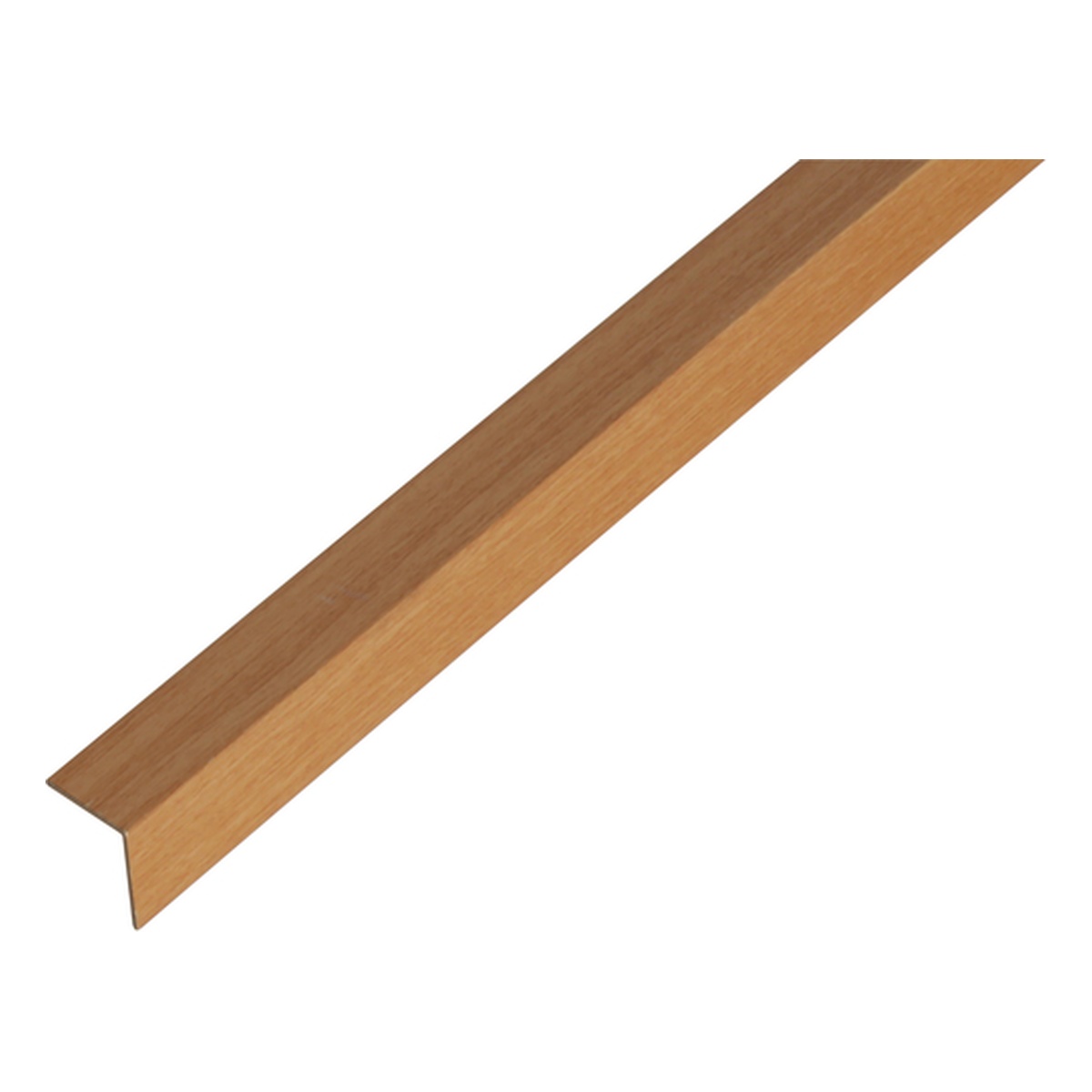 Alberts Winkelprofil, 20 x 20 x 1 x 2600 mm, PVC-U, Farbe: Dekor Buche - 1 Stk.