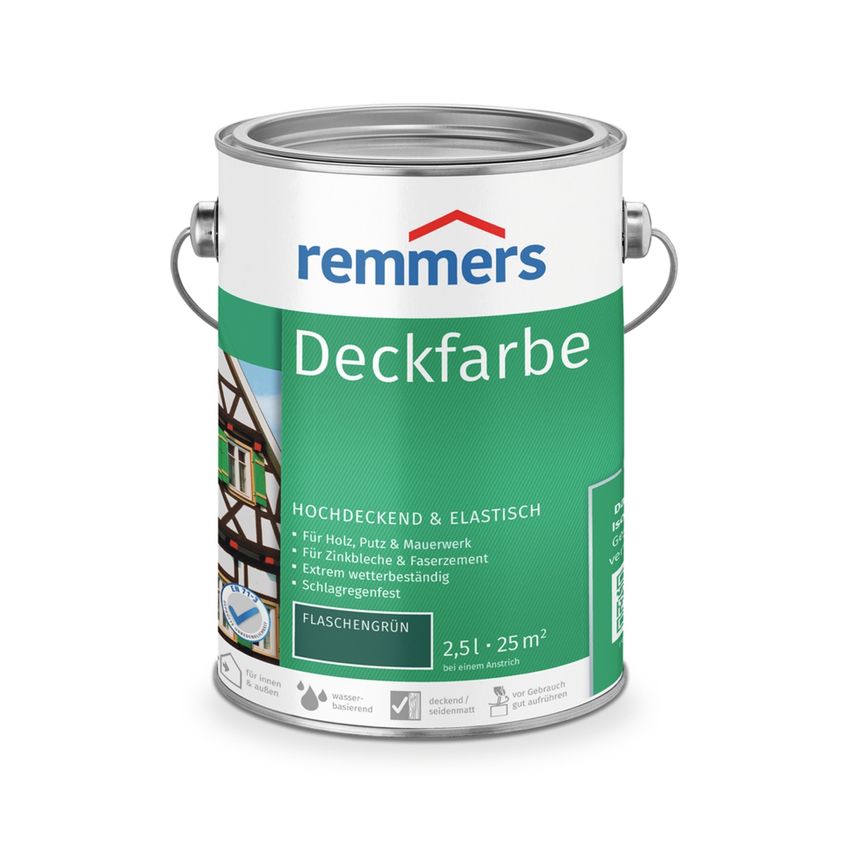 Remmers Deckfarbe 2,5 l flaschengrün