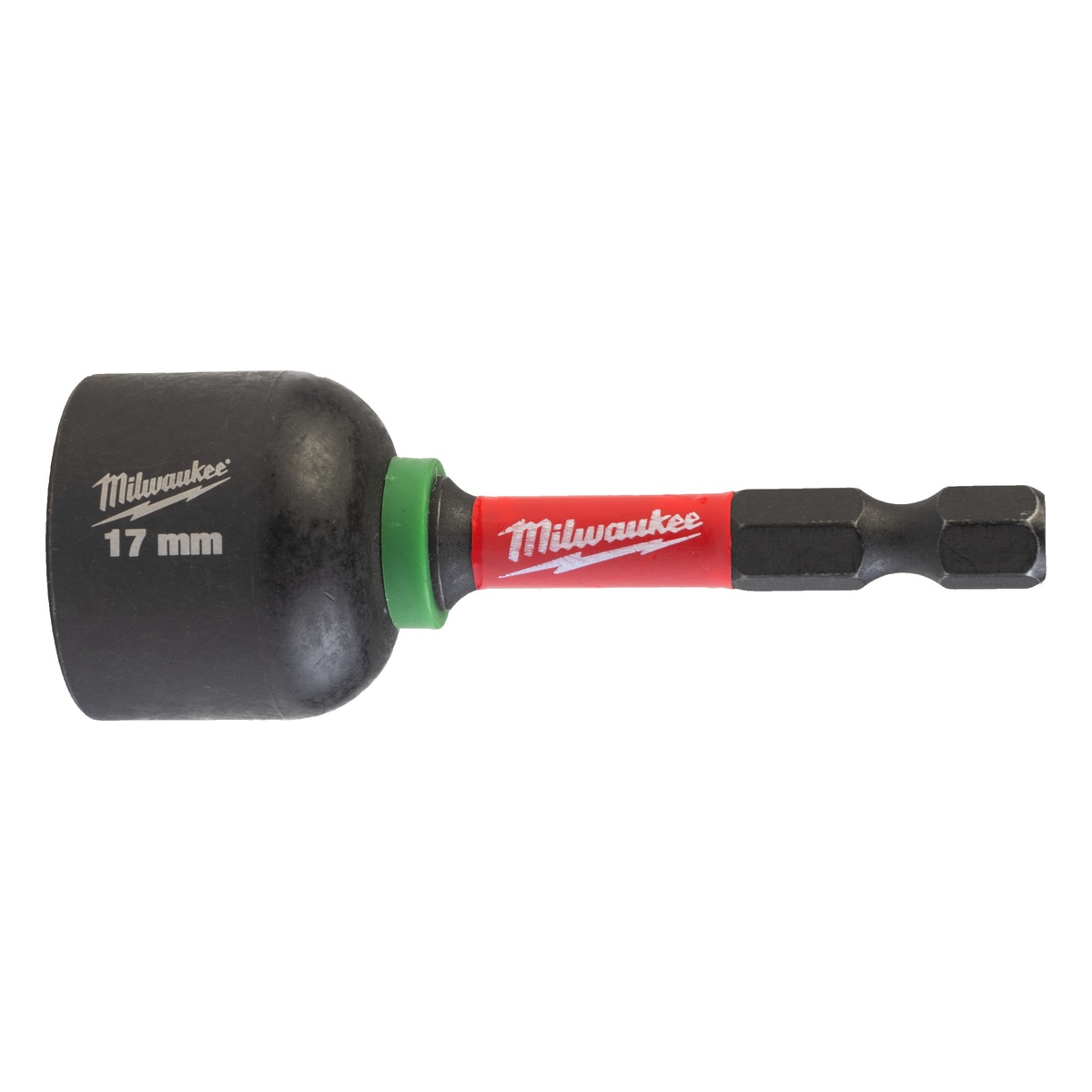 Milwaukee SHOCKWAVE Steckschlüssel 1/4" 17 x 65 mm, M10 magnetisch - 1 Stk.