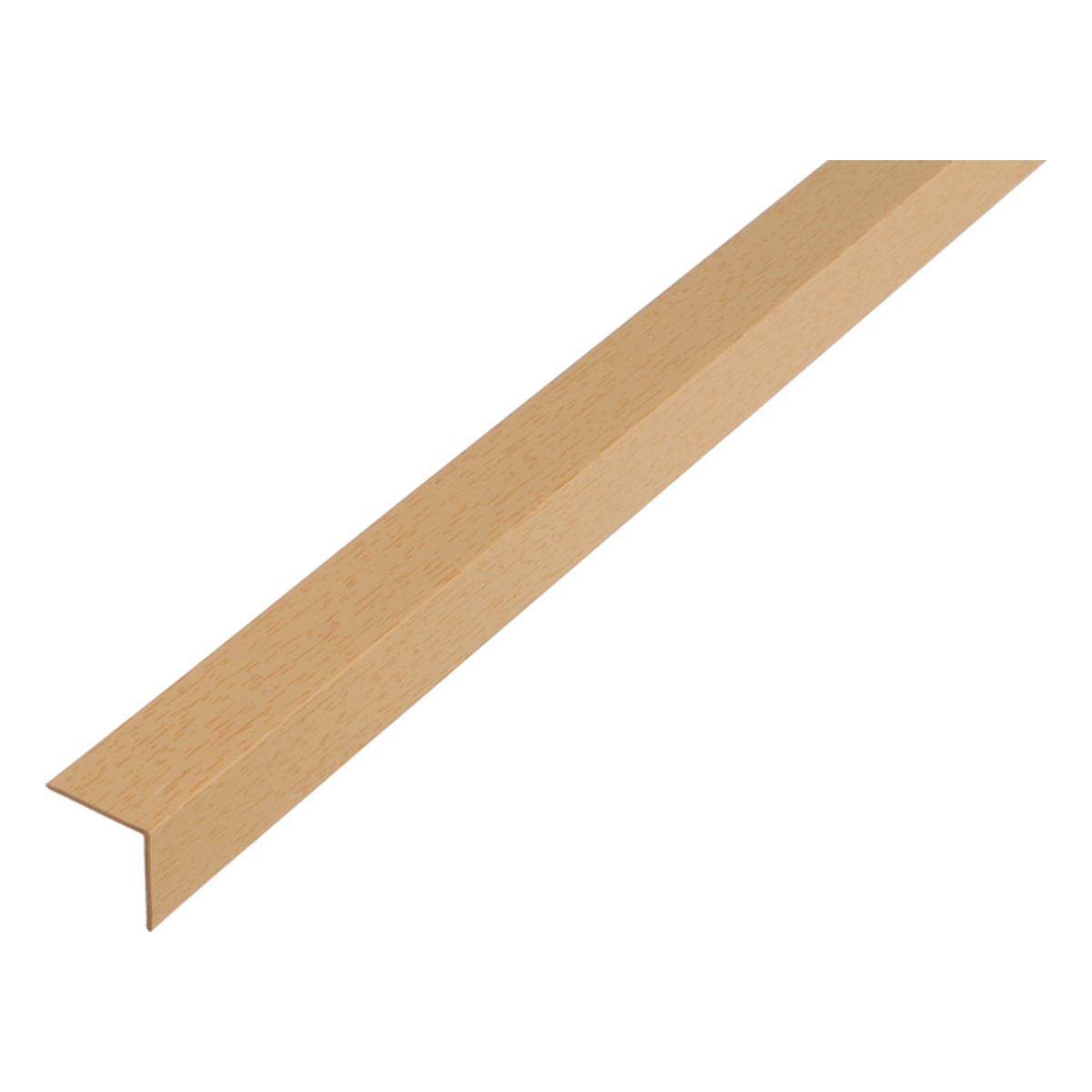 Alberts Winkelprofil, 20 x 20 x 1,5 x 2000 mm, PVC-U, Farbe: Dekor Buche - 1 Stk.