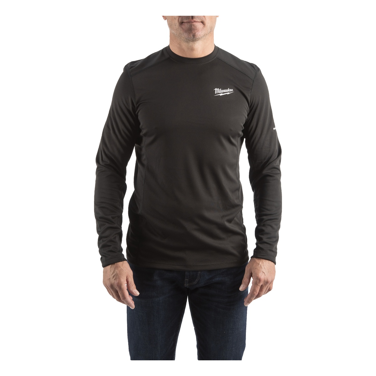 Milwaukee Funktions-Langarm-Shirt schwarz mit UV-Schutz WWLSBL-M - 1 Stk.