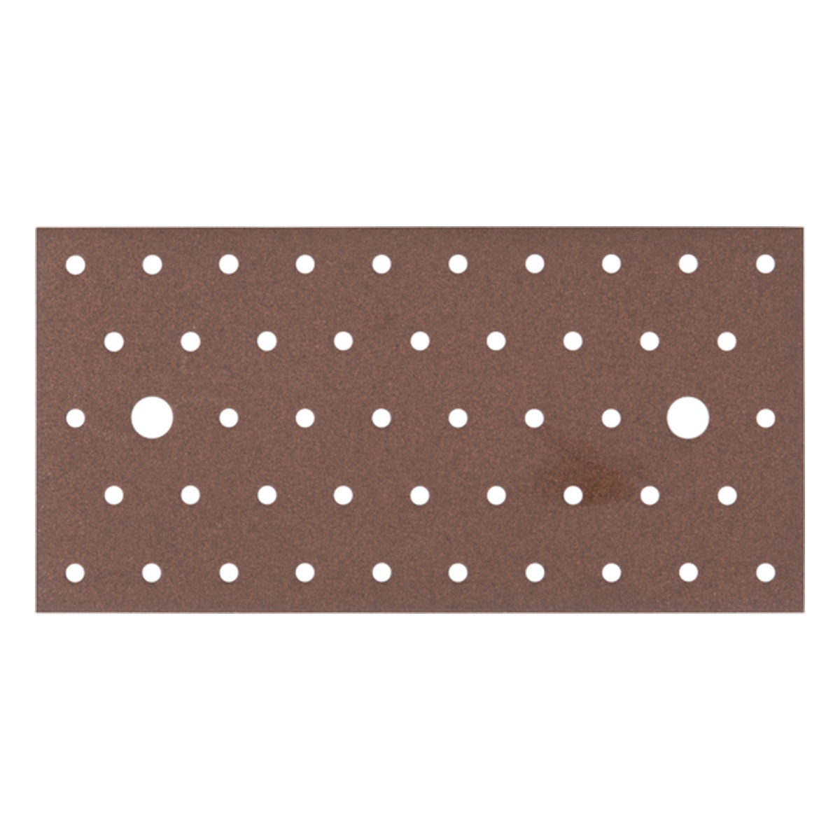 Alberts DURAVIS® Lochplatte, rostbraun 200 x 100 x 2 mm