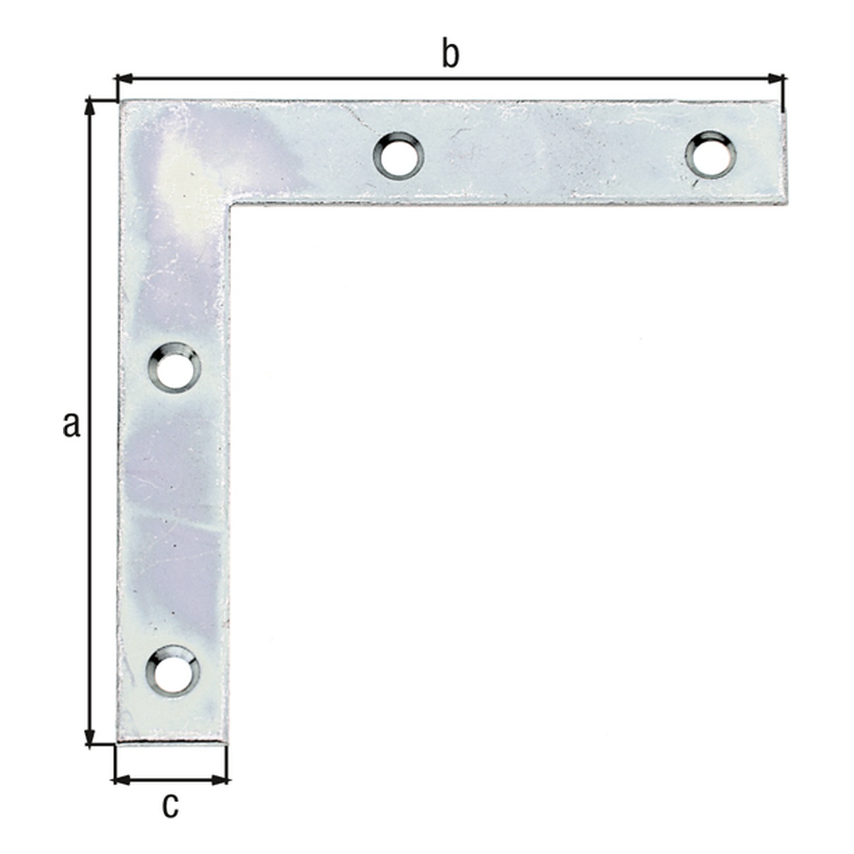 Alberts Möbelwinkel, verzinkt 60 x 60 mm 1 Stück